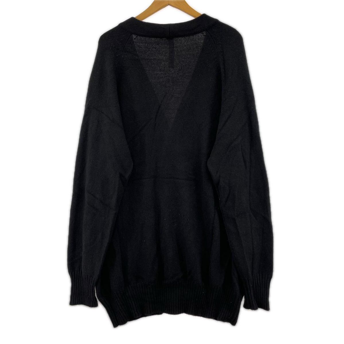 カーディガン ain`t yet anywhere カシミヤカーディガン M BLK ブラック