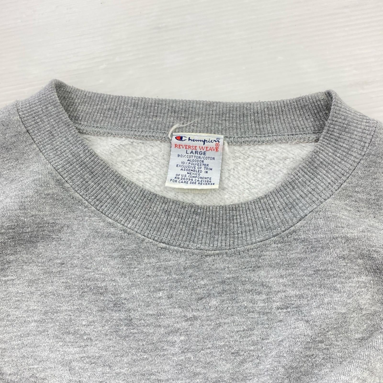 スウェット ×Champion リバースウィーブ 90s 最初期 L グレー