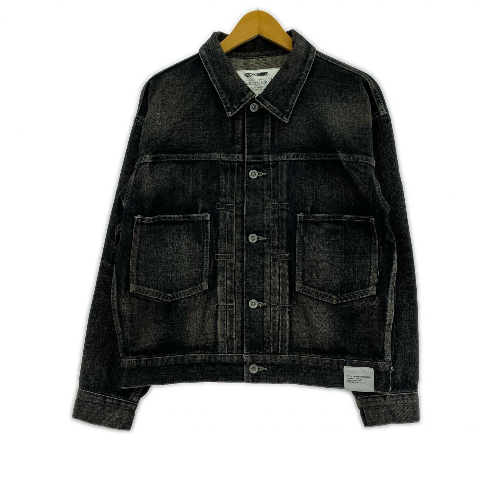 デニムジャケット WASHED DENIM TYPE-2 JACKET 25SS S ブラック