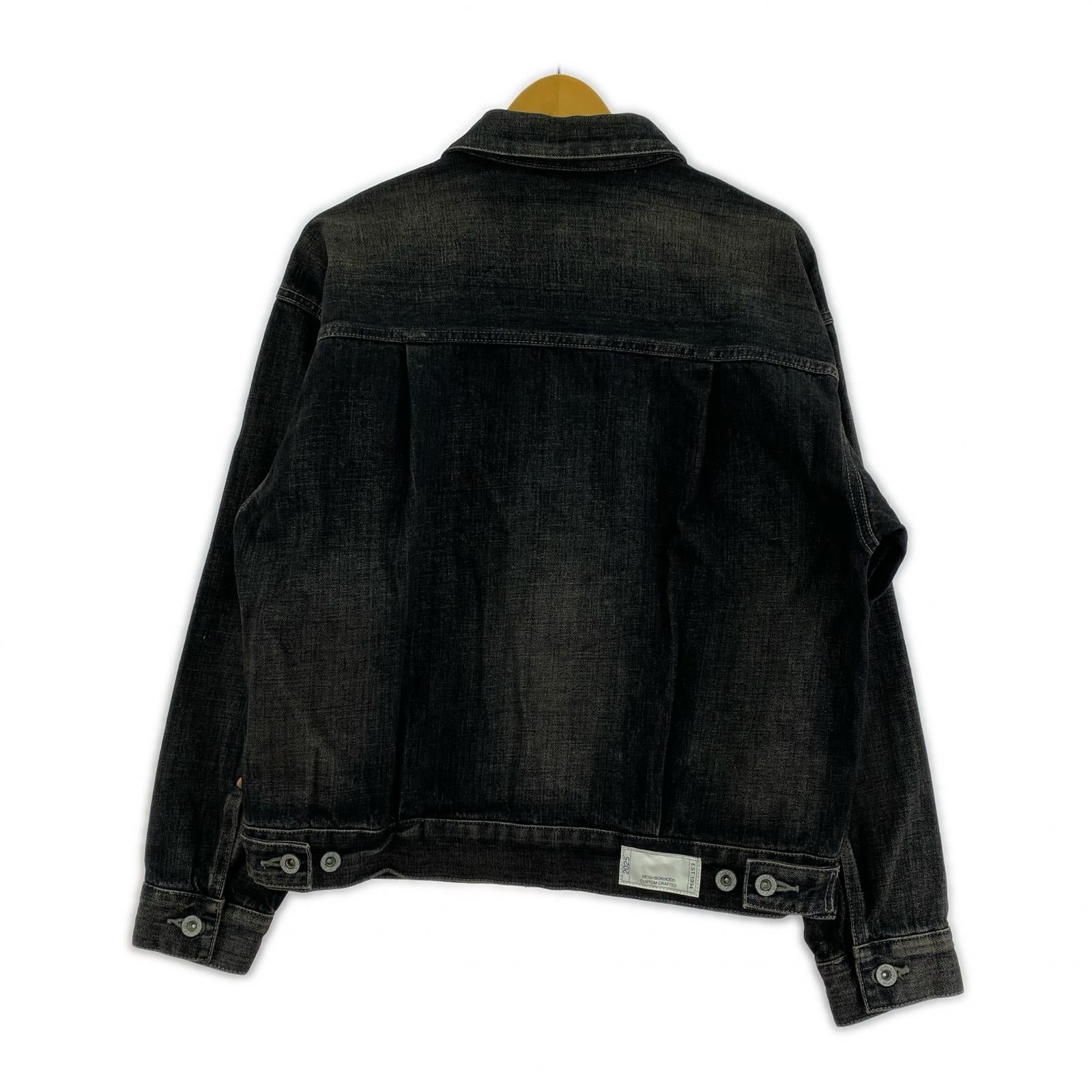 デニムジャケット WASHED DENIM TYPE-2 JACKET 25SS S ブラック