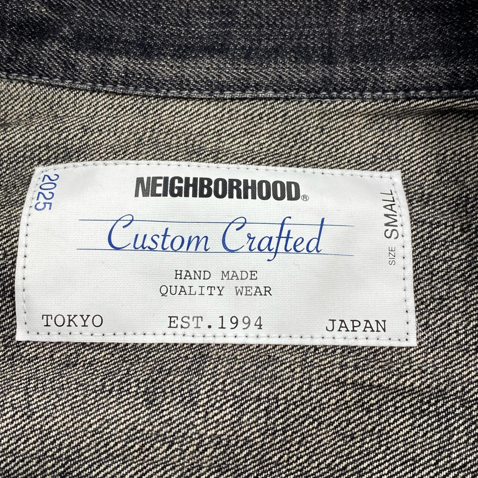 デニムジャケット WASHED DENIM TYPE-2 JACKET 25SS S ブラック