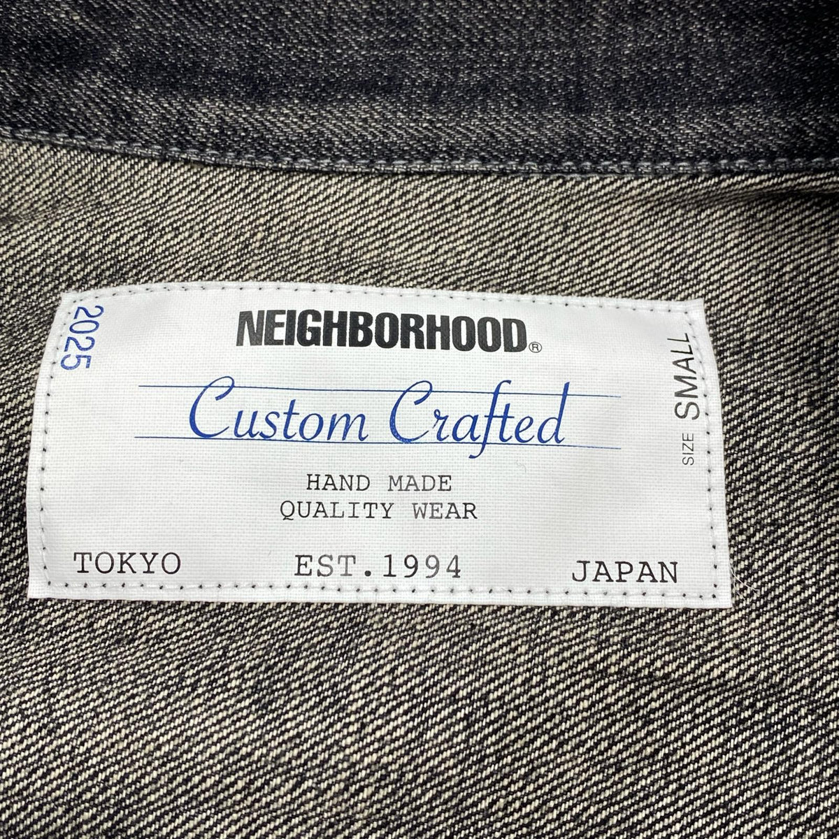 デニムジャケット WASHED DENIM TYPE-2 JACKET 25SS S ブラック
