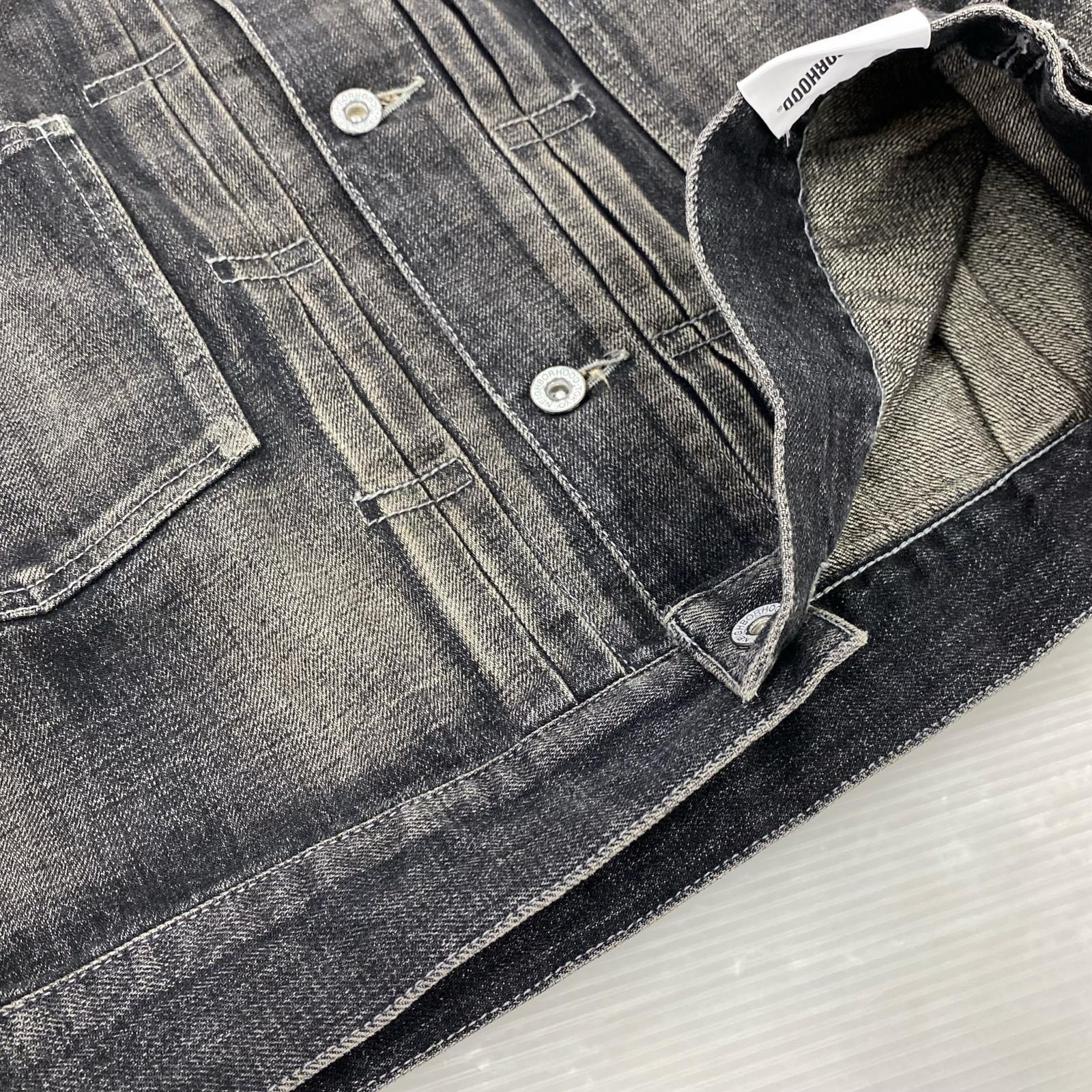 デニムジャケット WASHED DENIM TYPE-2 JACKET 25SS S ブラック