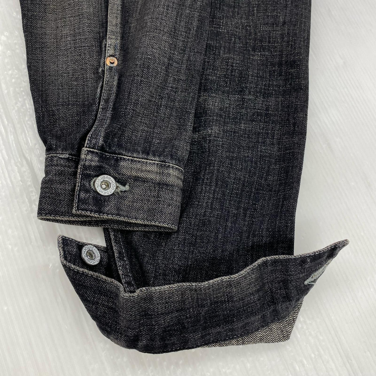 デニムジャケット WASHED DENIM TYPE-2 JACKET 25SS S ブラック