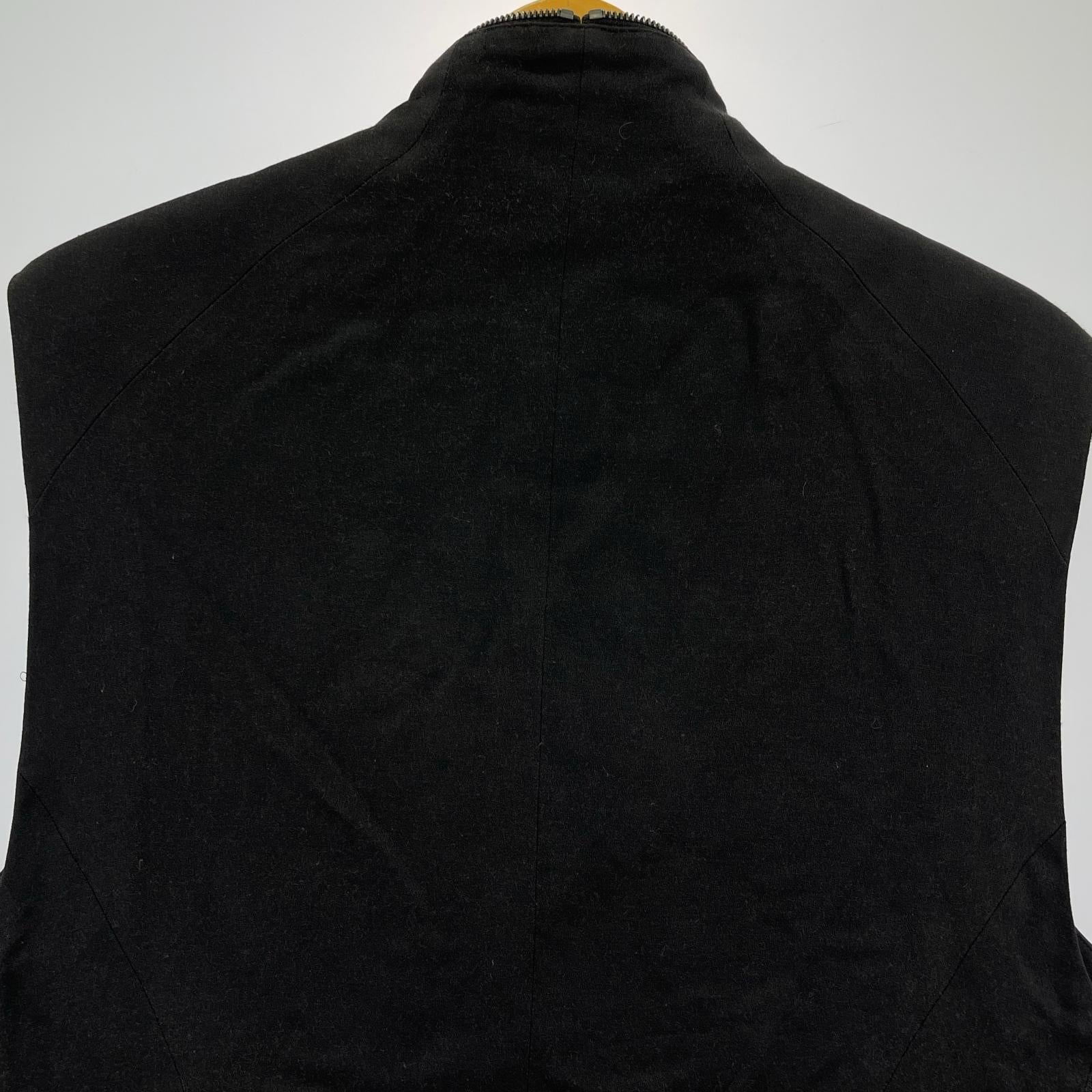 ジャケット 22SS プルオーバーハーフジップベスト BLK ブラック