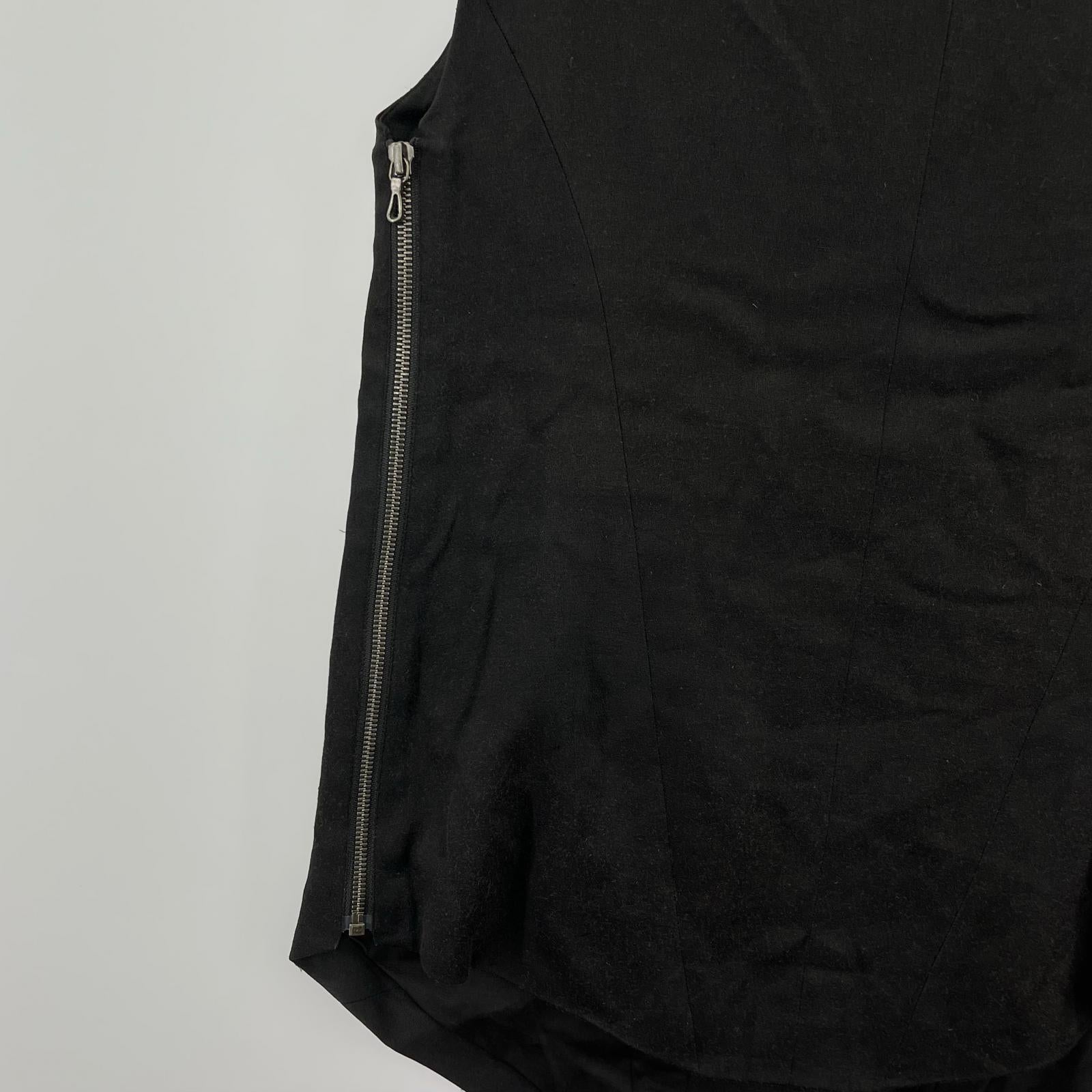 ジャケット 22SS プルオーバーハーフジップベスト BLK ブラック