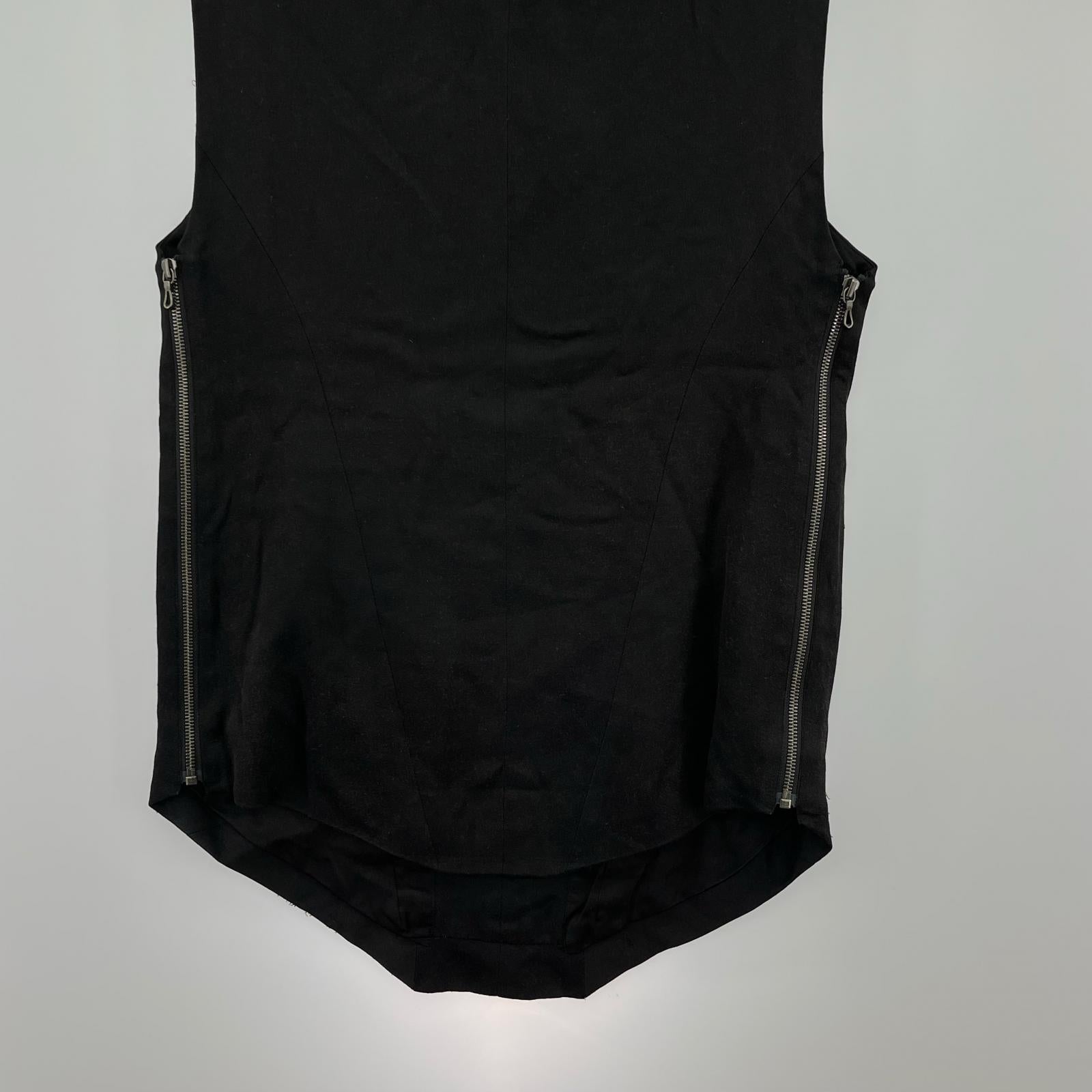 ジャケット 22SS プルオーバーハーフジップベスト BLK ブラック
