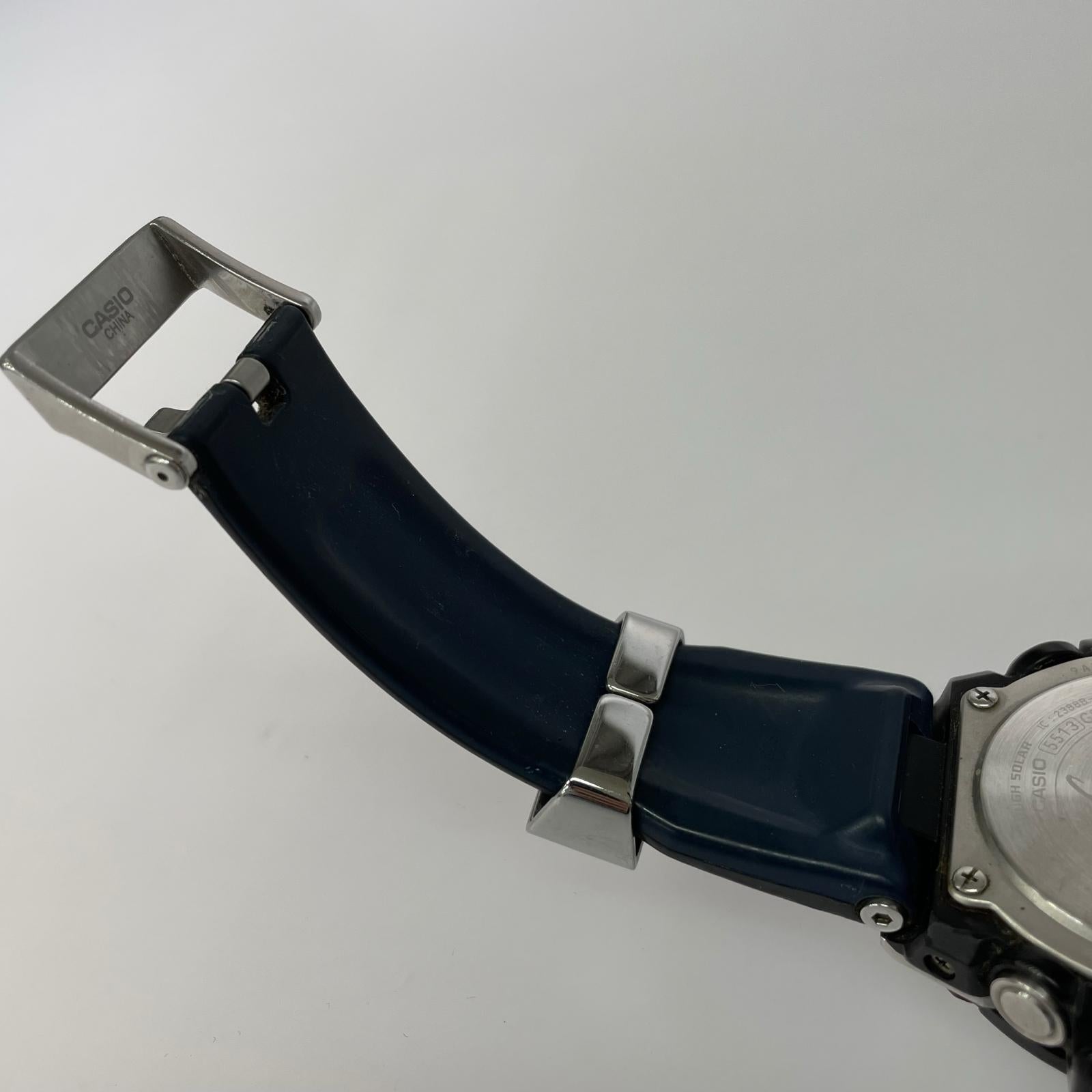 腕時計 アナログ タフソーラー Bluetooth 20気圧防水 ブラック