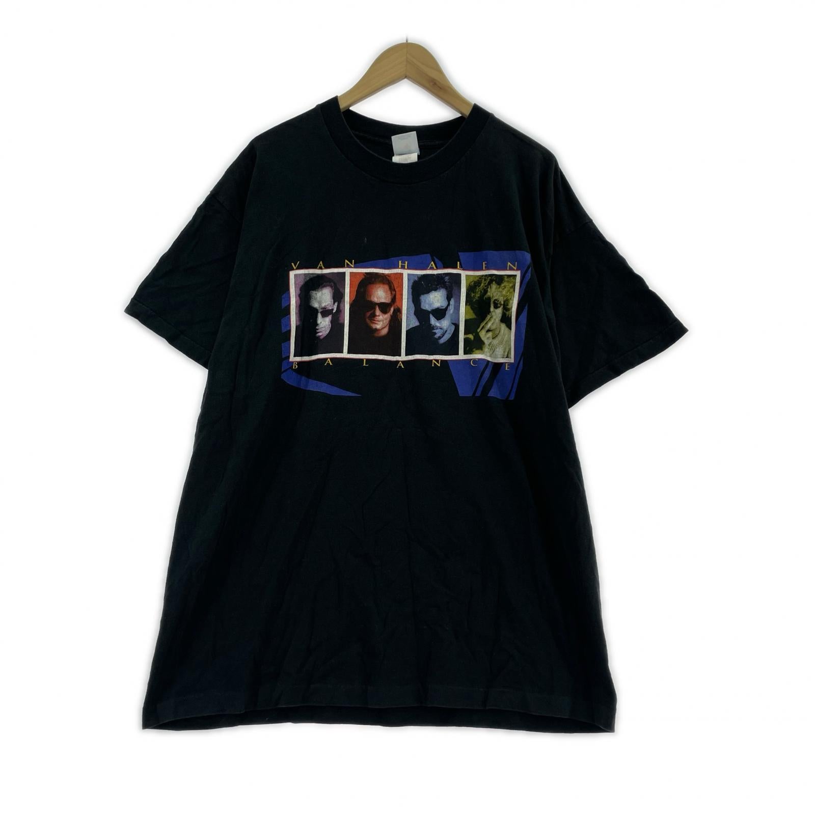 半袖Tシャツ fruit of the loom van halen 黒 XL ブラック
