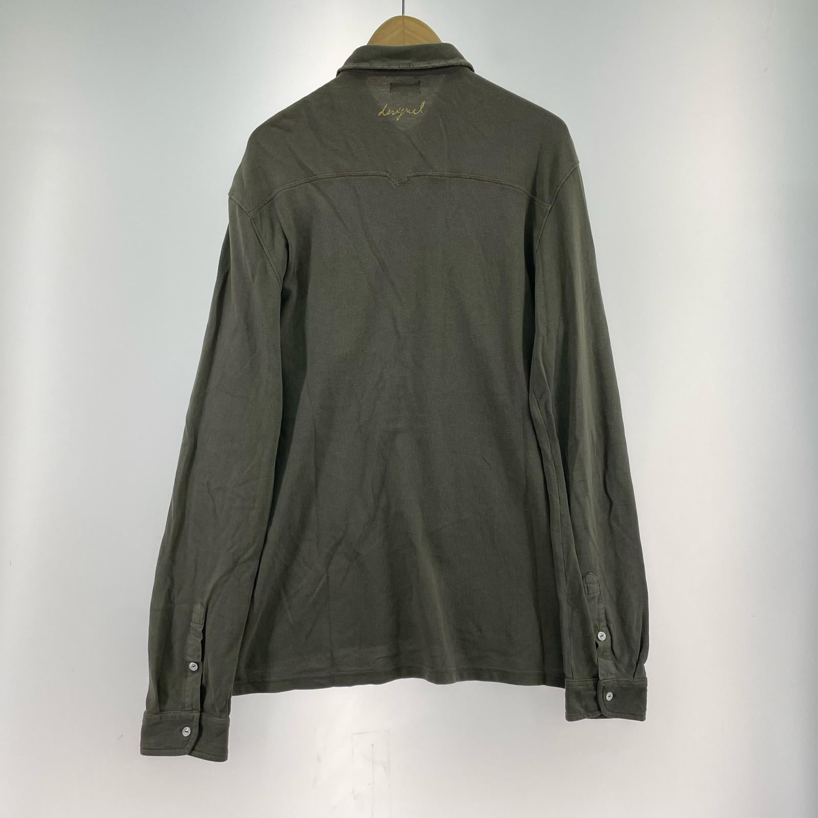 長袖Tシャツ カーキ (XL) カーキ