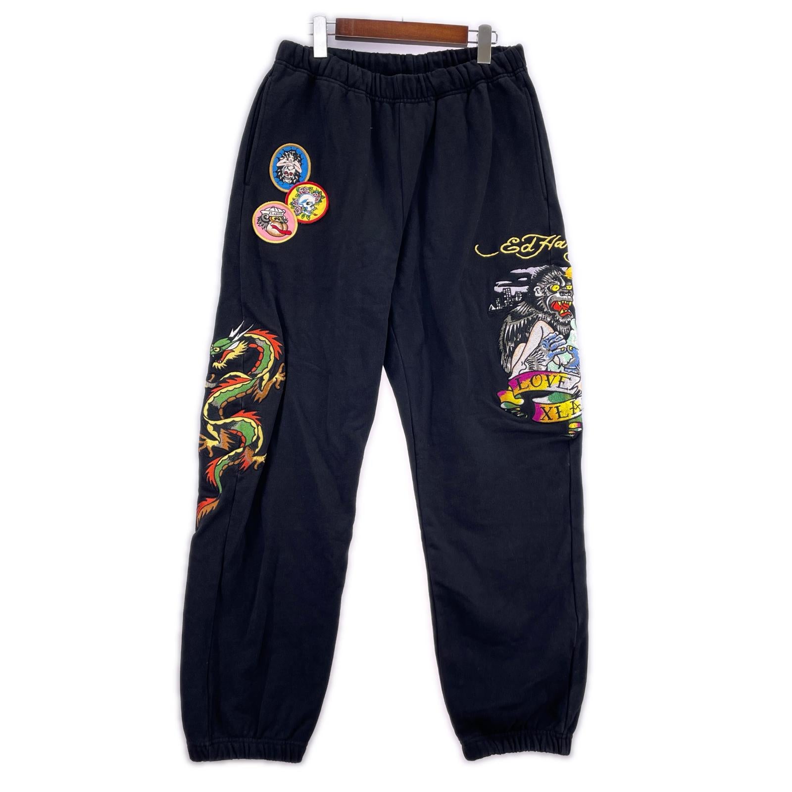 パンツ ×Ed Hardy L ブラック