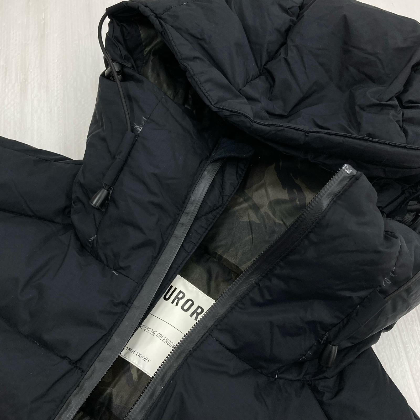 ダウンジャケット NANGA×URBAN RESEARCH iD AURORA 3LAYER DOWN BLOUSON 36 BLK 36 ブラック