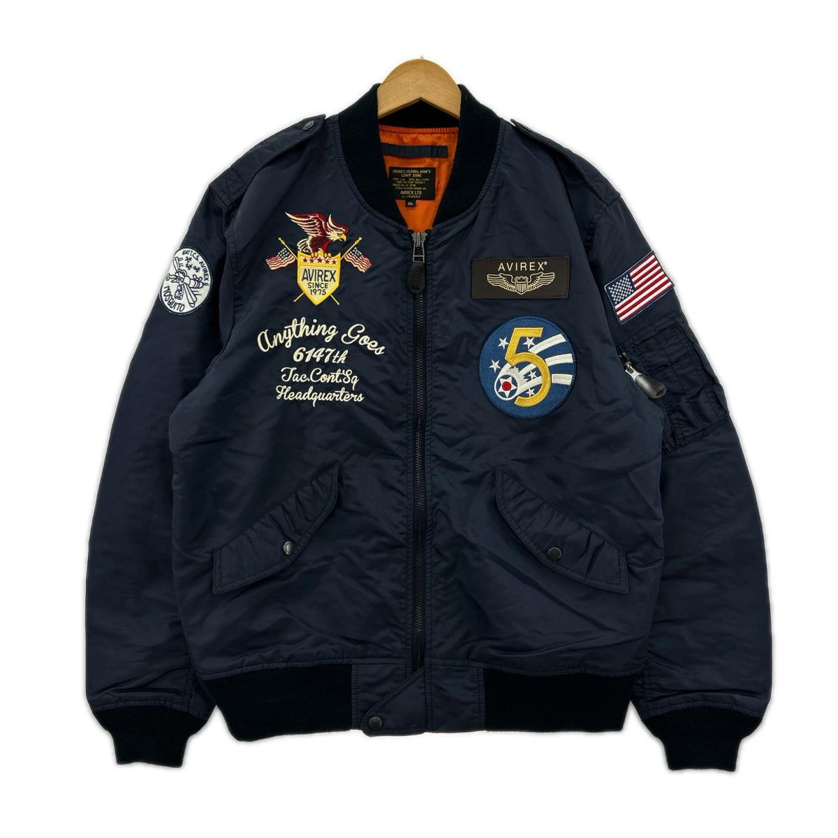 ジャケット 783-5952050 L-2 5th AIR FORCE (2XL) ネイビー