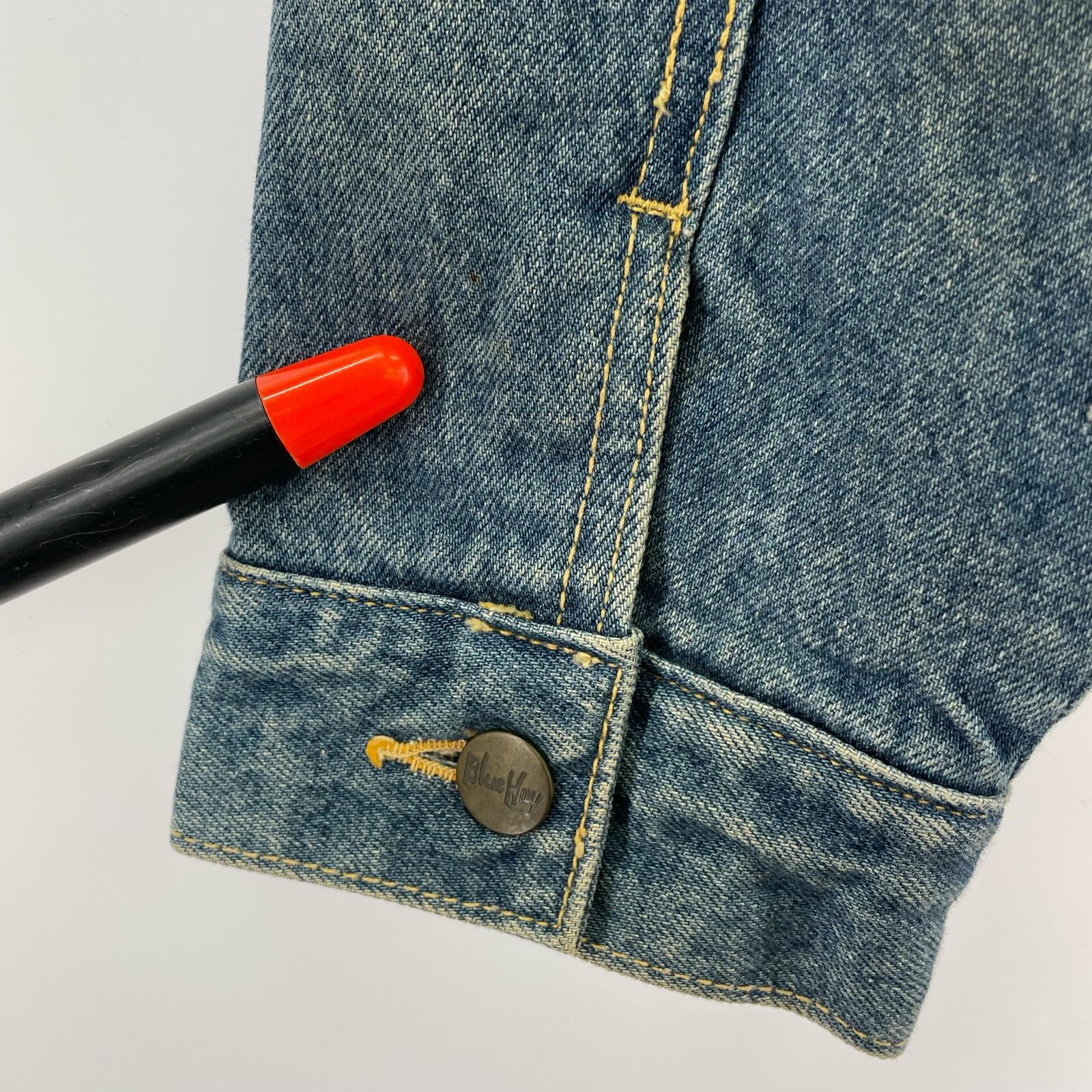 デニムジャケット BLUE WAY ブランケット付デニムジャケット(M) M ブルー