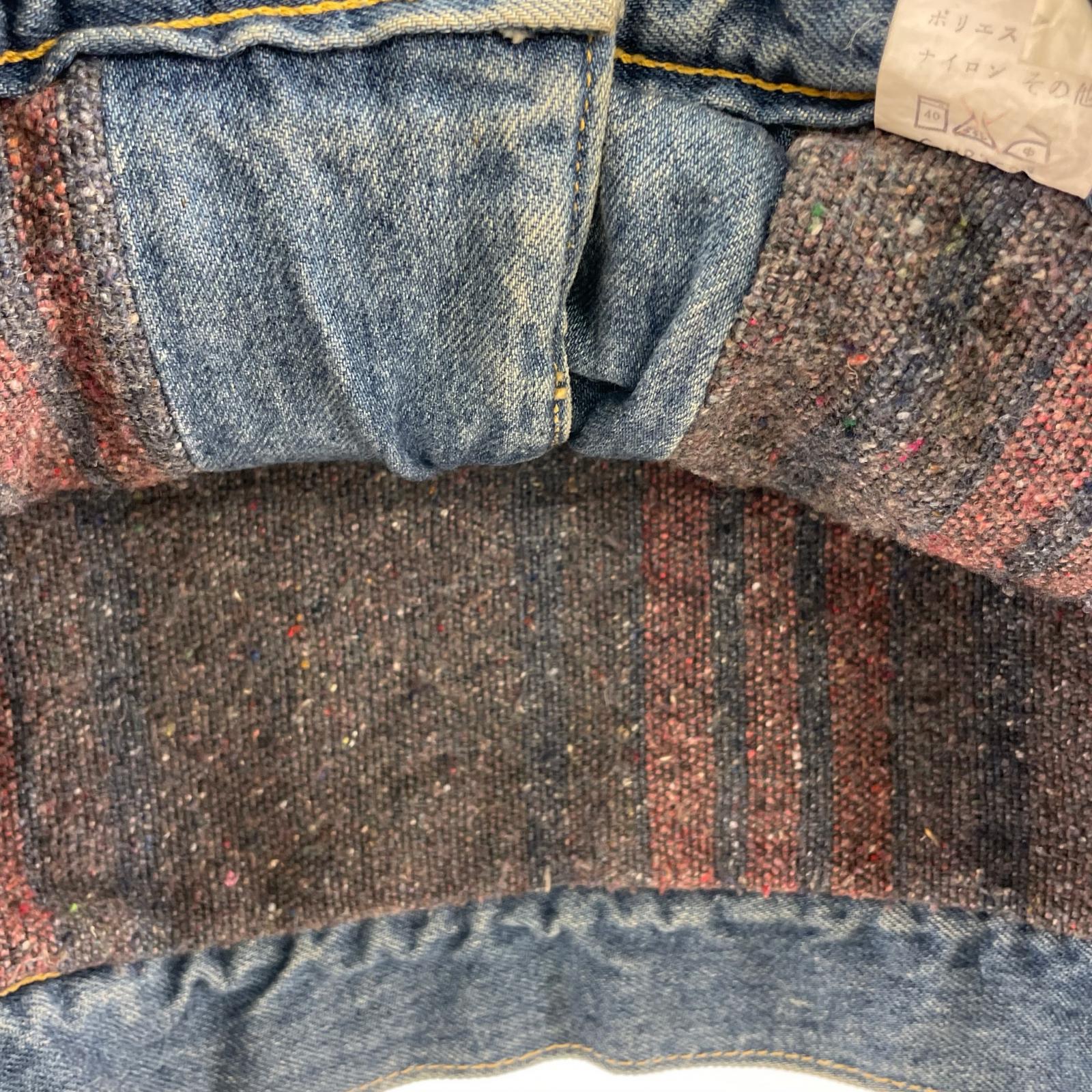 デニムジャケット BLUE WAY ブランケット付デニムジャケット(M) M ブルー
