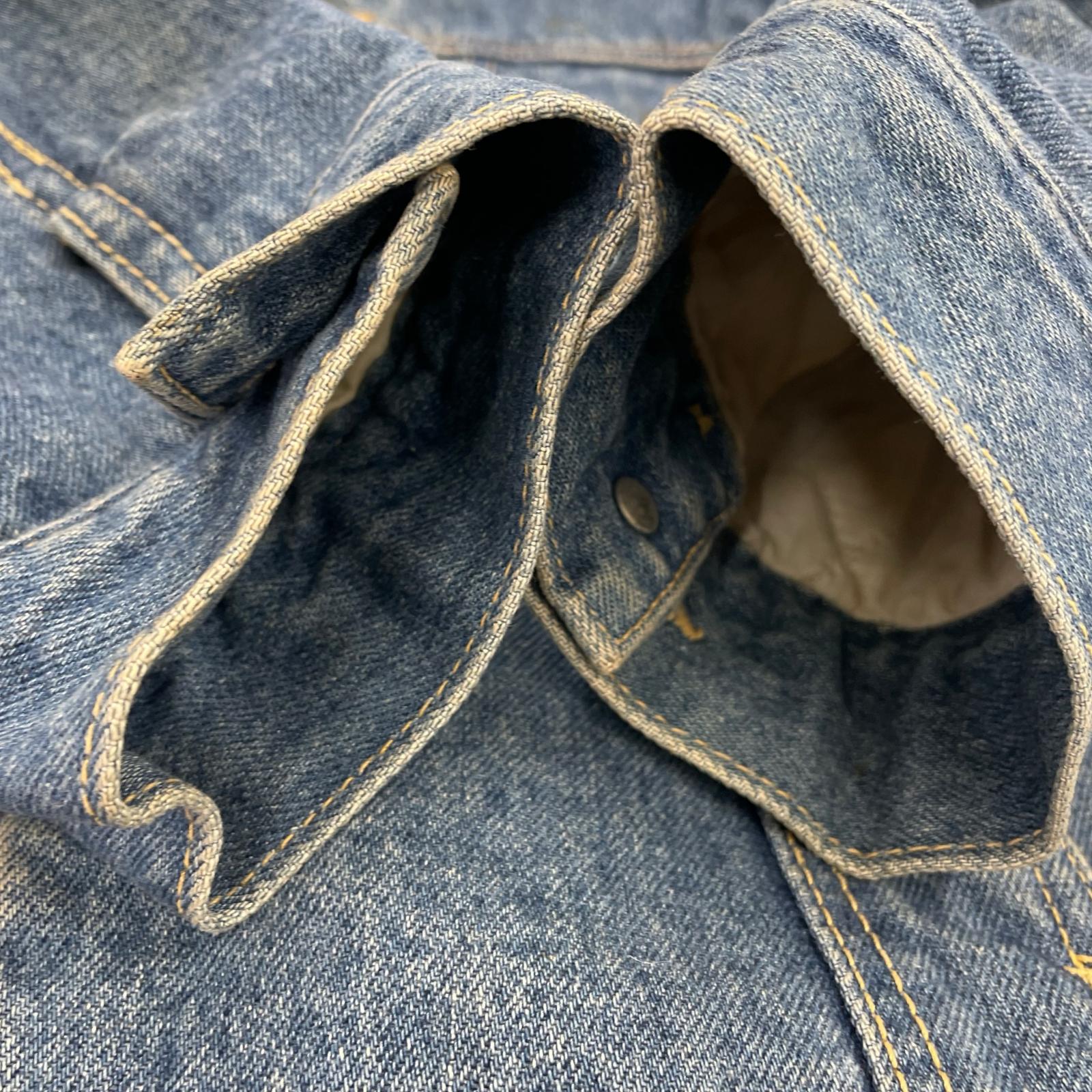 デニムジャケット BLUE WAY ブランケット付デニムジャケット(M) M ブルー