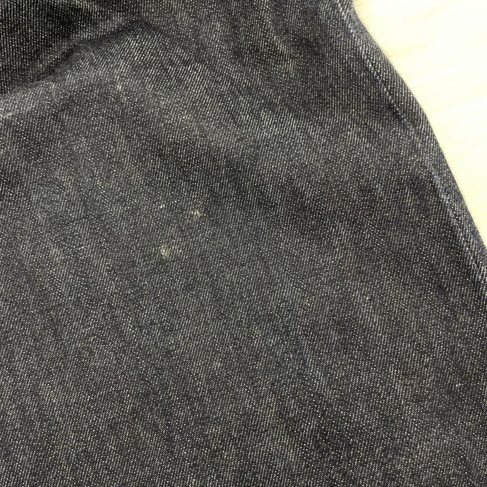 デニムパンツ Selvage Denim Two Tuck Tapered Pants 2 ネイビー