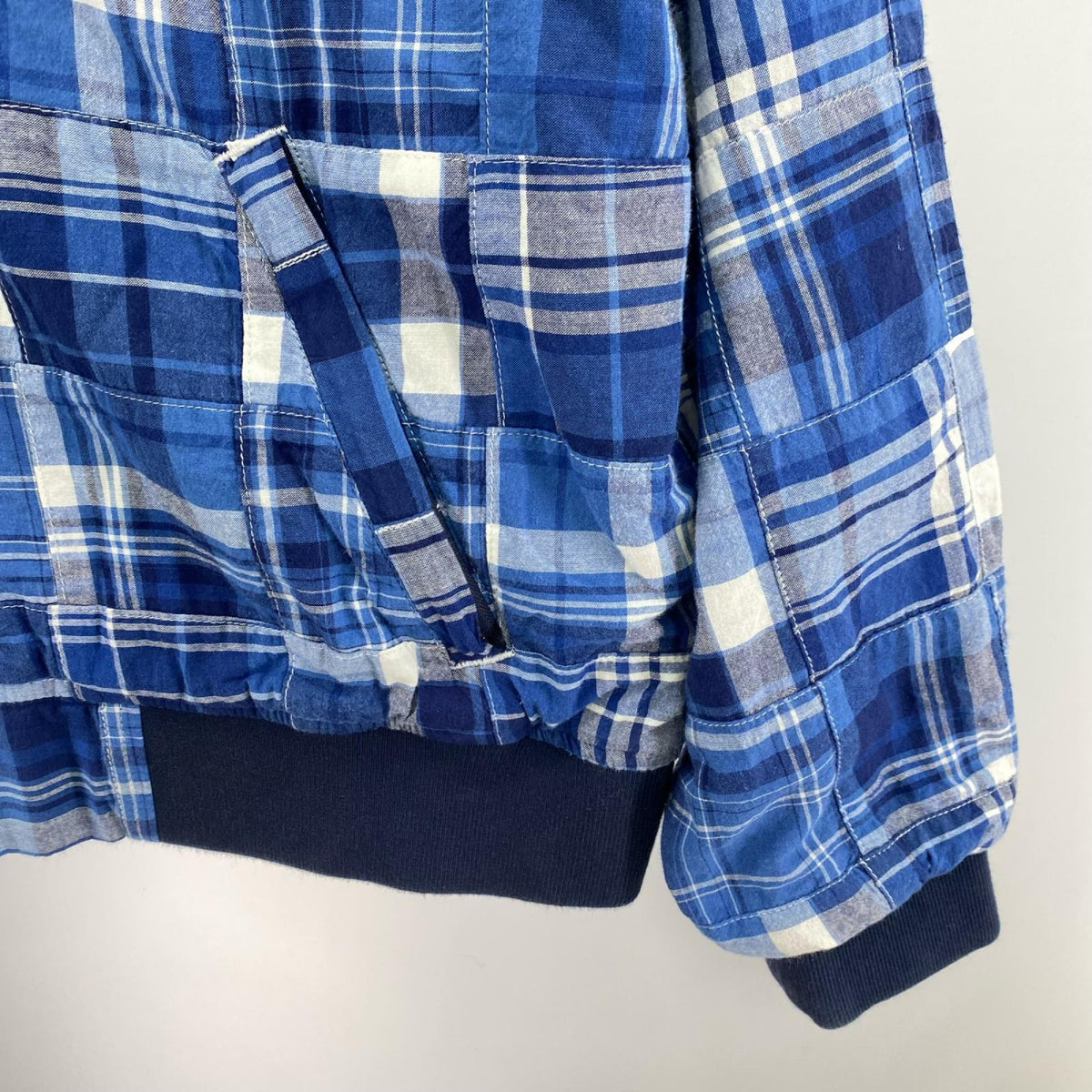 ジャケット DOCKERS パッチワークブルゾン(M) M ブルー