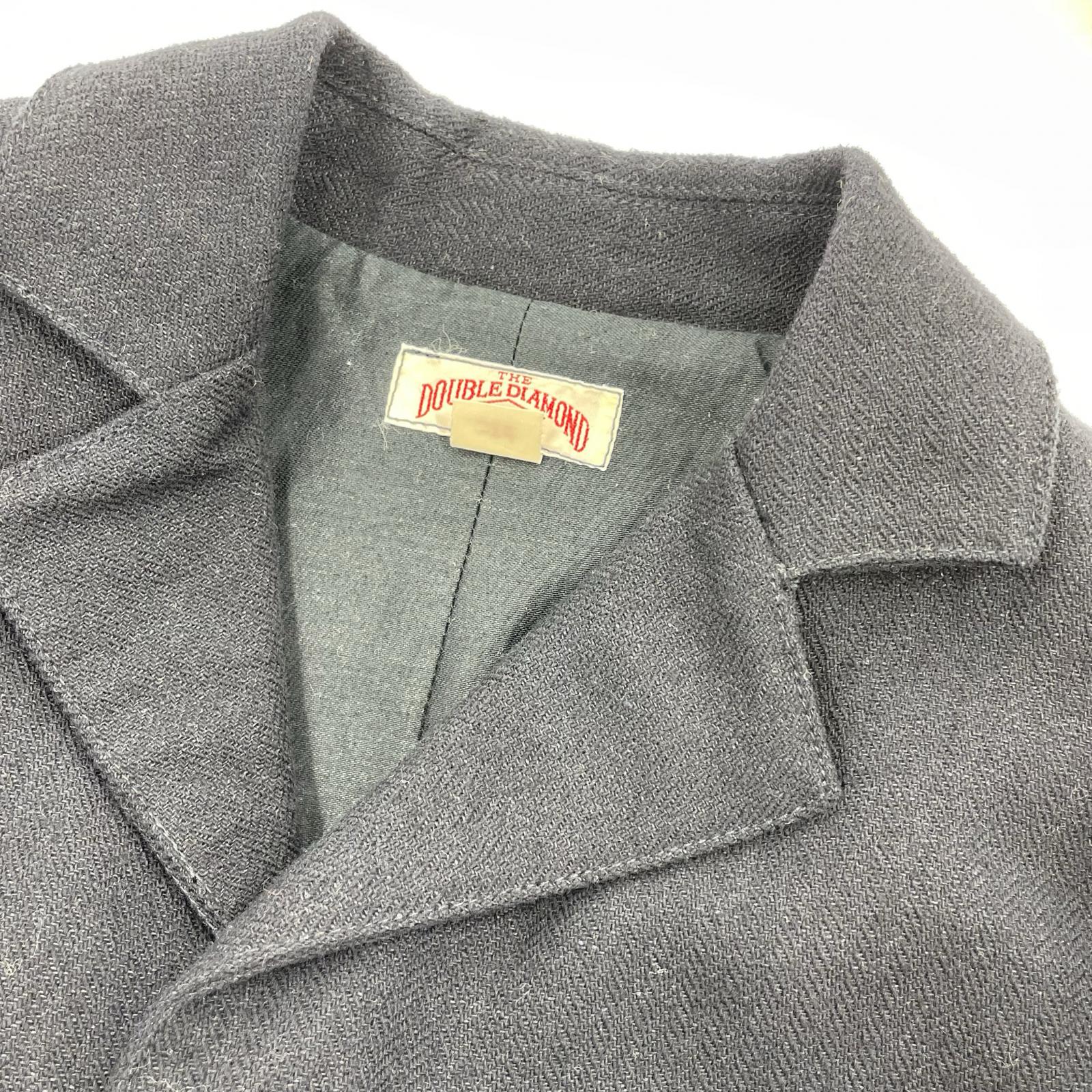 ジャケット DOUBLE DIAMOND TWILL SACK COAT NAVY 36 ネイビー