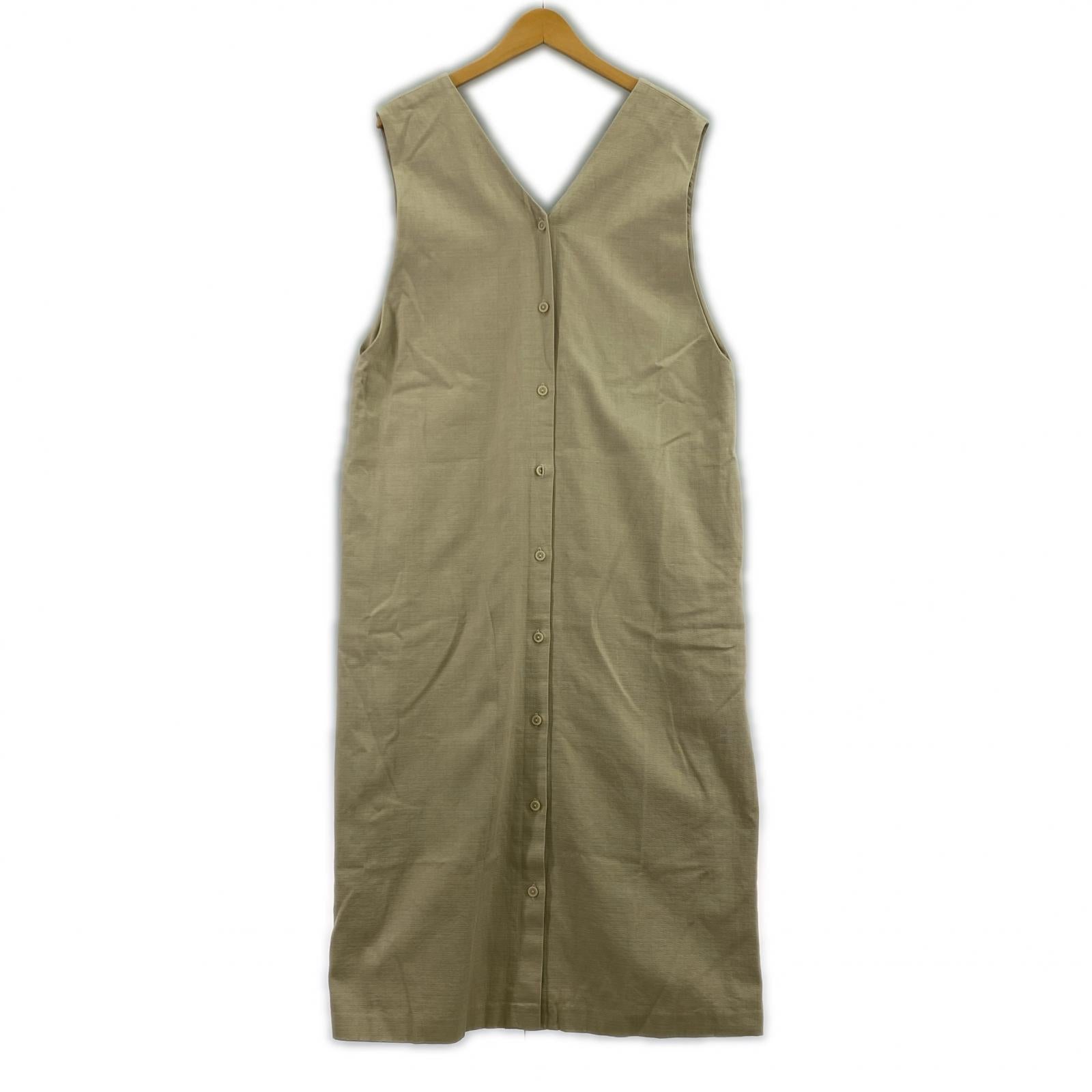 ワンピース 21SS/Vネック2WAYジャンパースカート/DR14-26U401 ベージュ