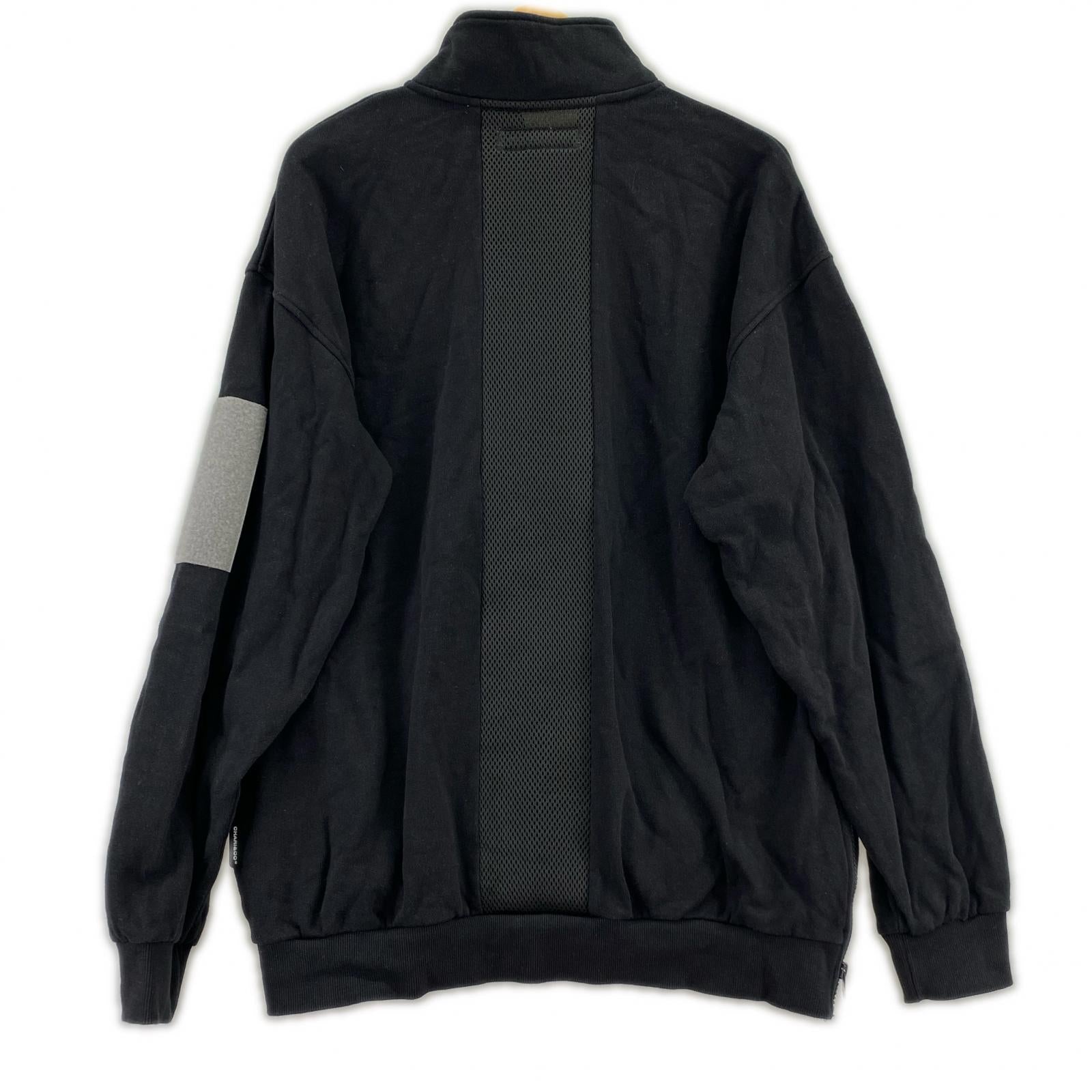 パーカー CHARI & CO NYC ハーフジップアップ L ブラック