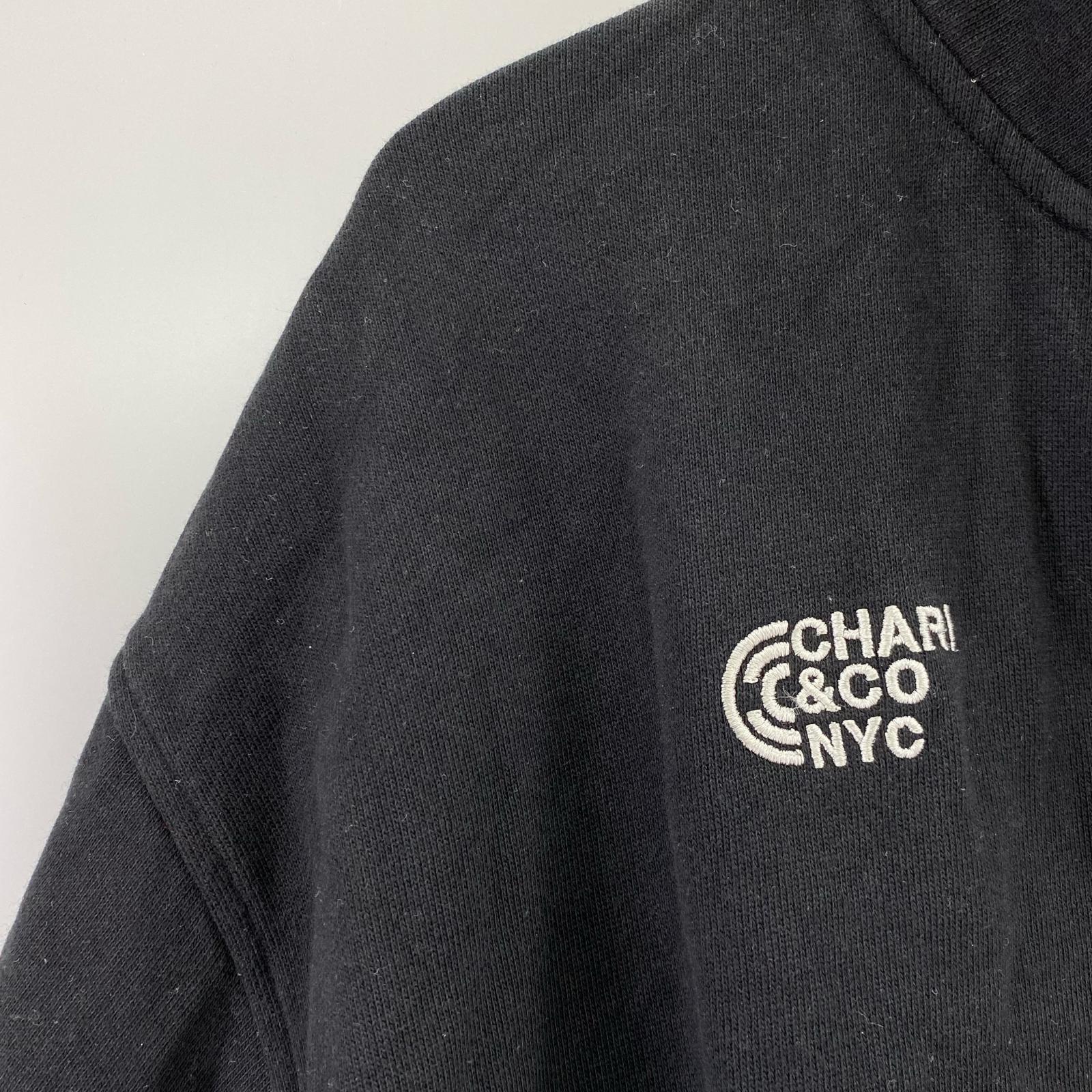 パーカー CHARI & CO NYC ハーフジップアップ L ブラック