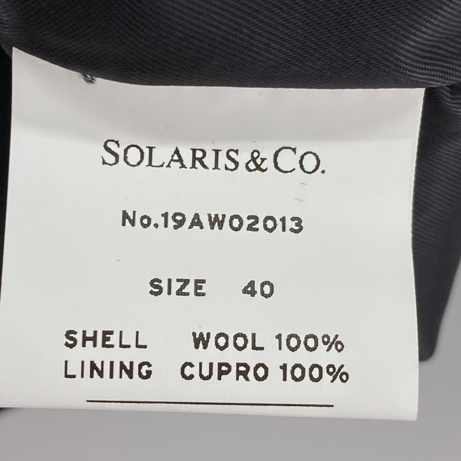 ジャケット SOLARIS&CO. ベスト ブラック