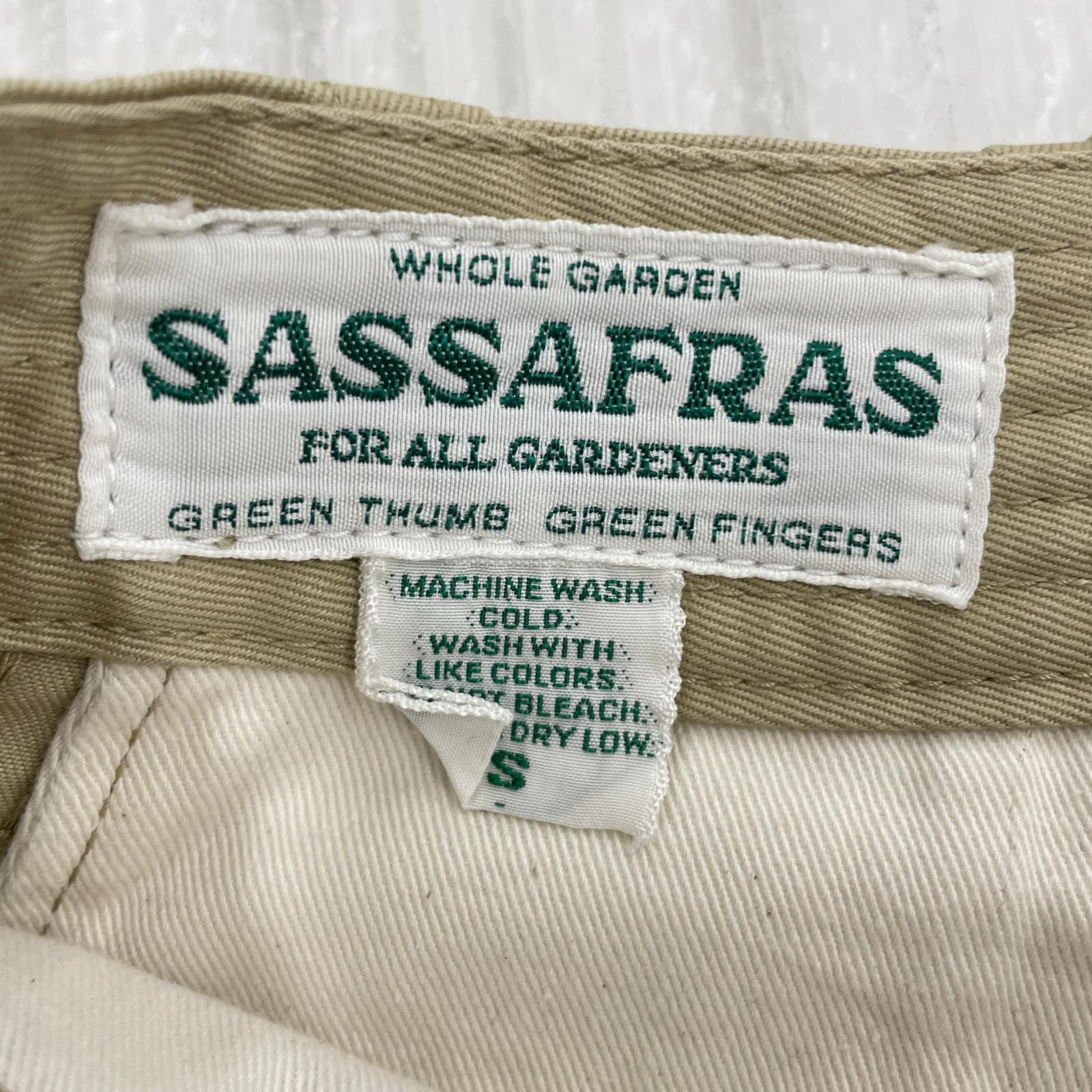 デニムパンツ SASSAFRAS カーゴパンツ/チノパン S S ベージュ