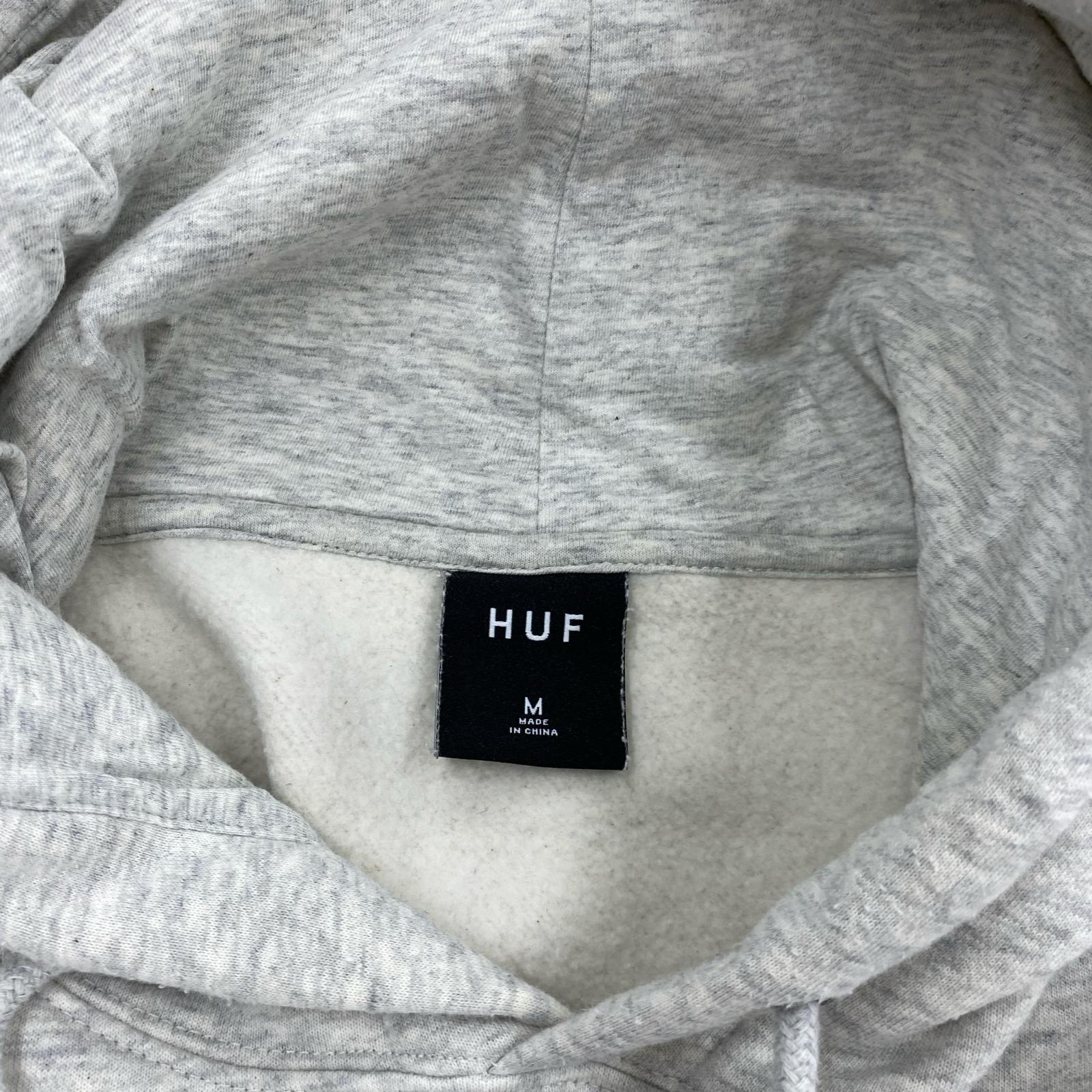 スウェット HUF パーカー M グレー