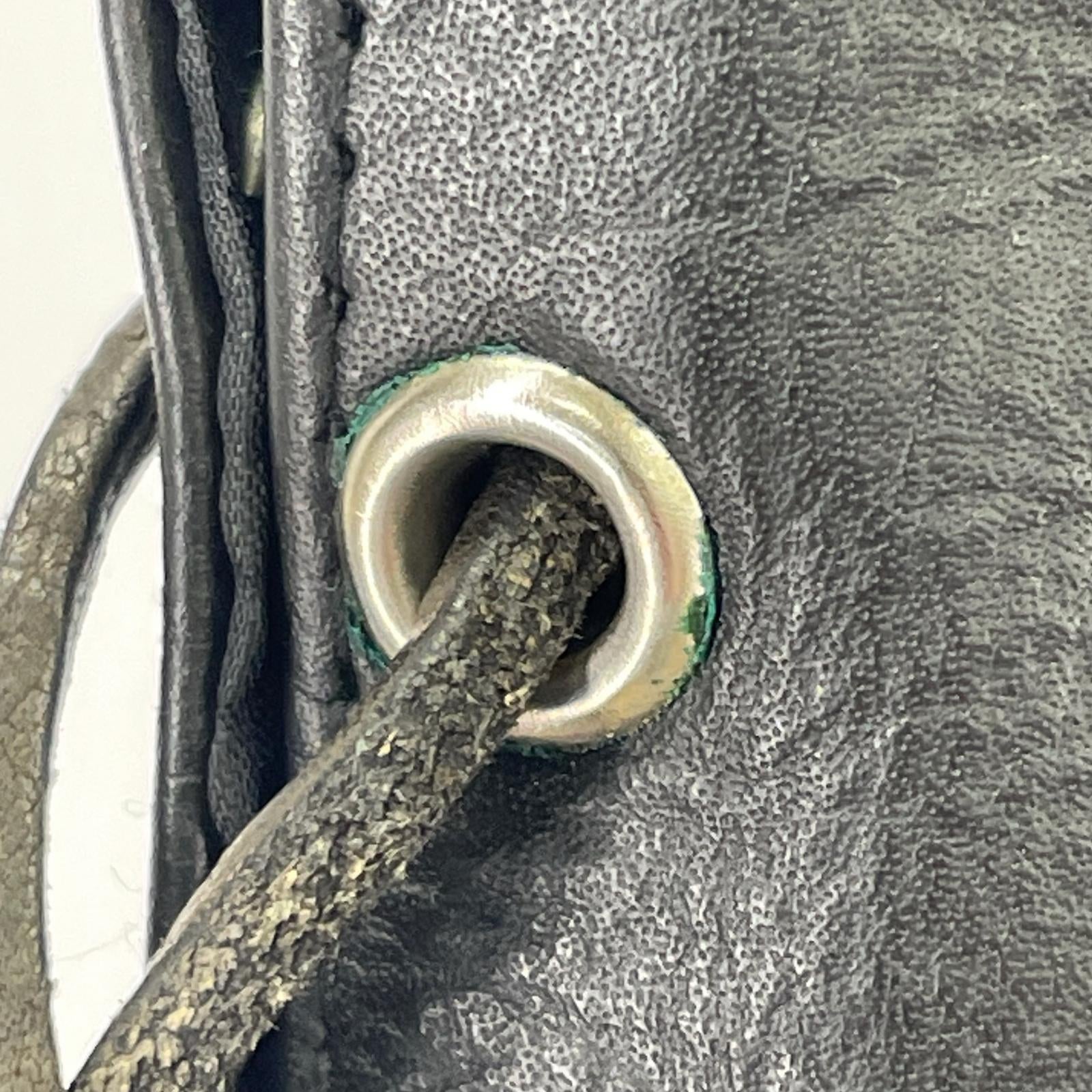 長袖シャツ HORN WORKS レザーベスト 黒 (3L) ブラック