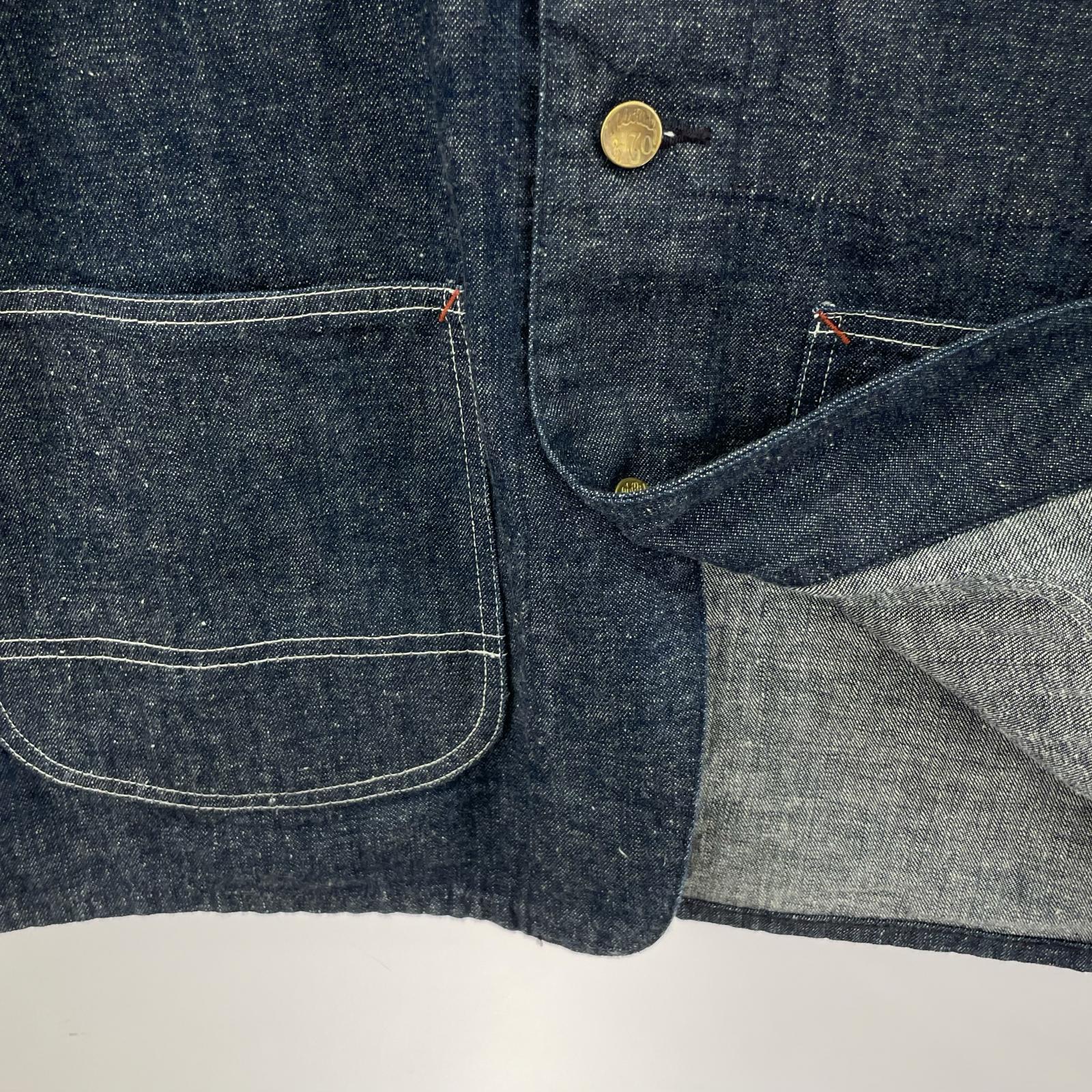 デニムジャケット ENGINEER WW2 COVERALL ブルー