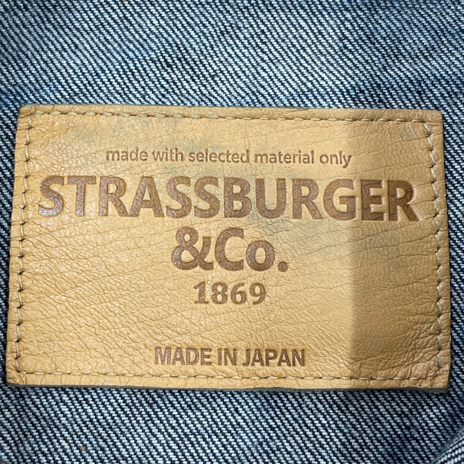 デニムジャケット STRASSBURGER&Co 日本製 (38) ブルー
