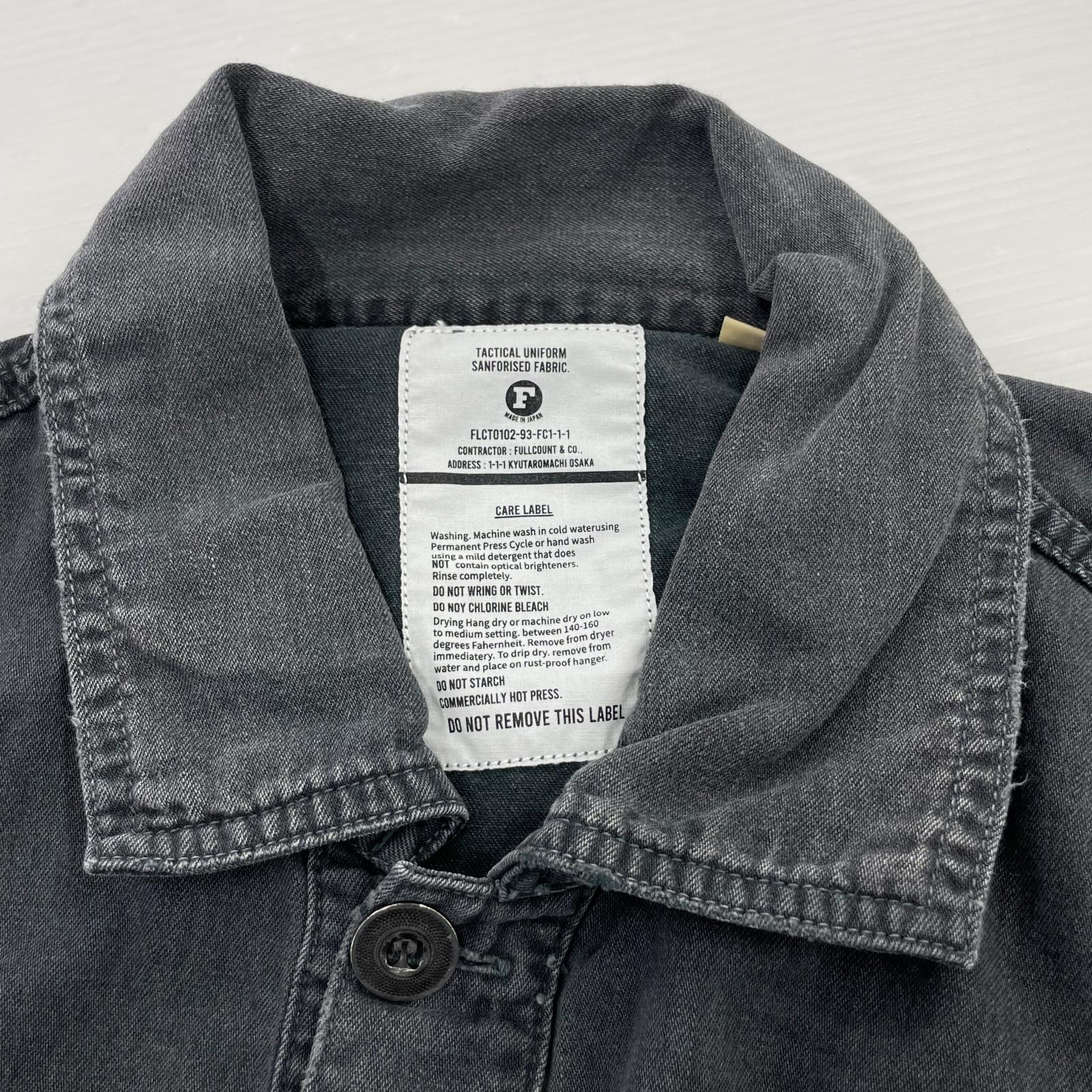 長袖シャツ us army ブラックデニム プルオーバー(40) グレー