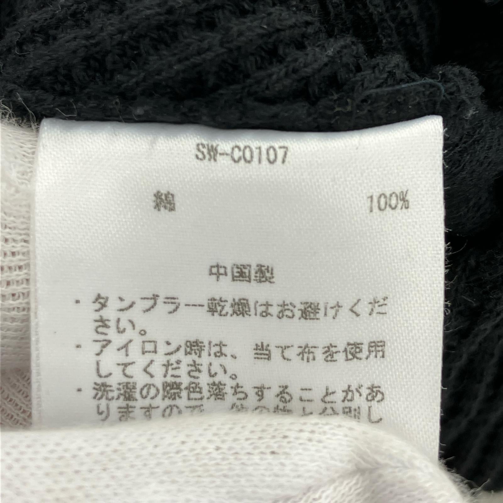 パーカー SandWaterr ワッフル ハーフジップ ブラック (3) 3 ブラック