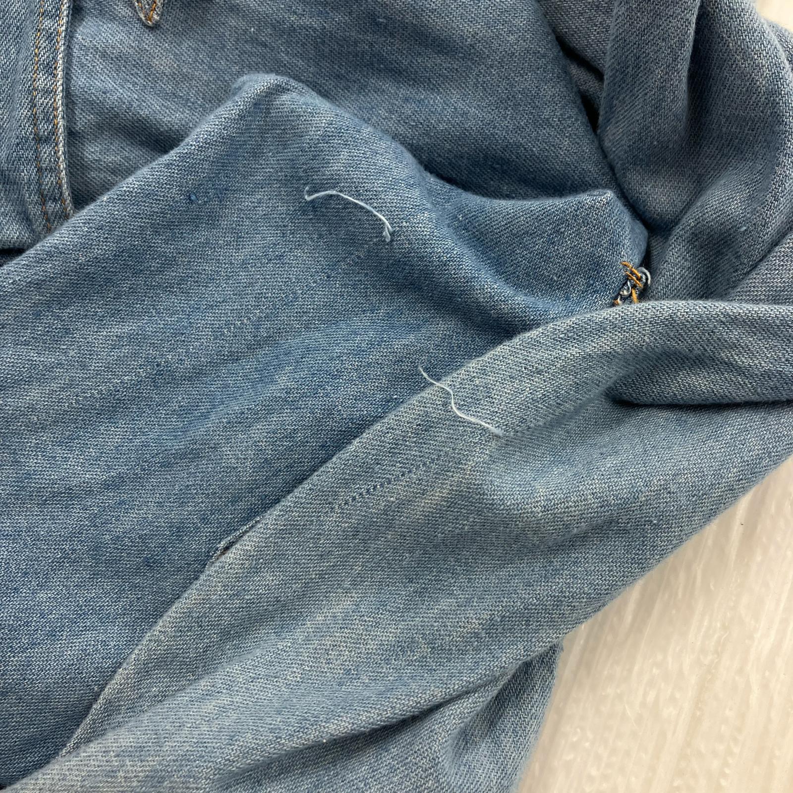 長袖シャツ Wrangler 米国製 M M ブルー