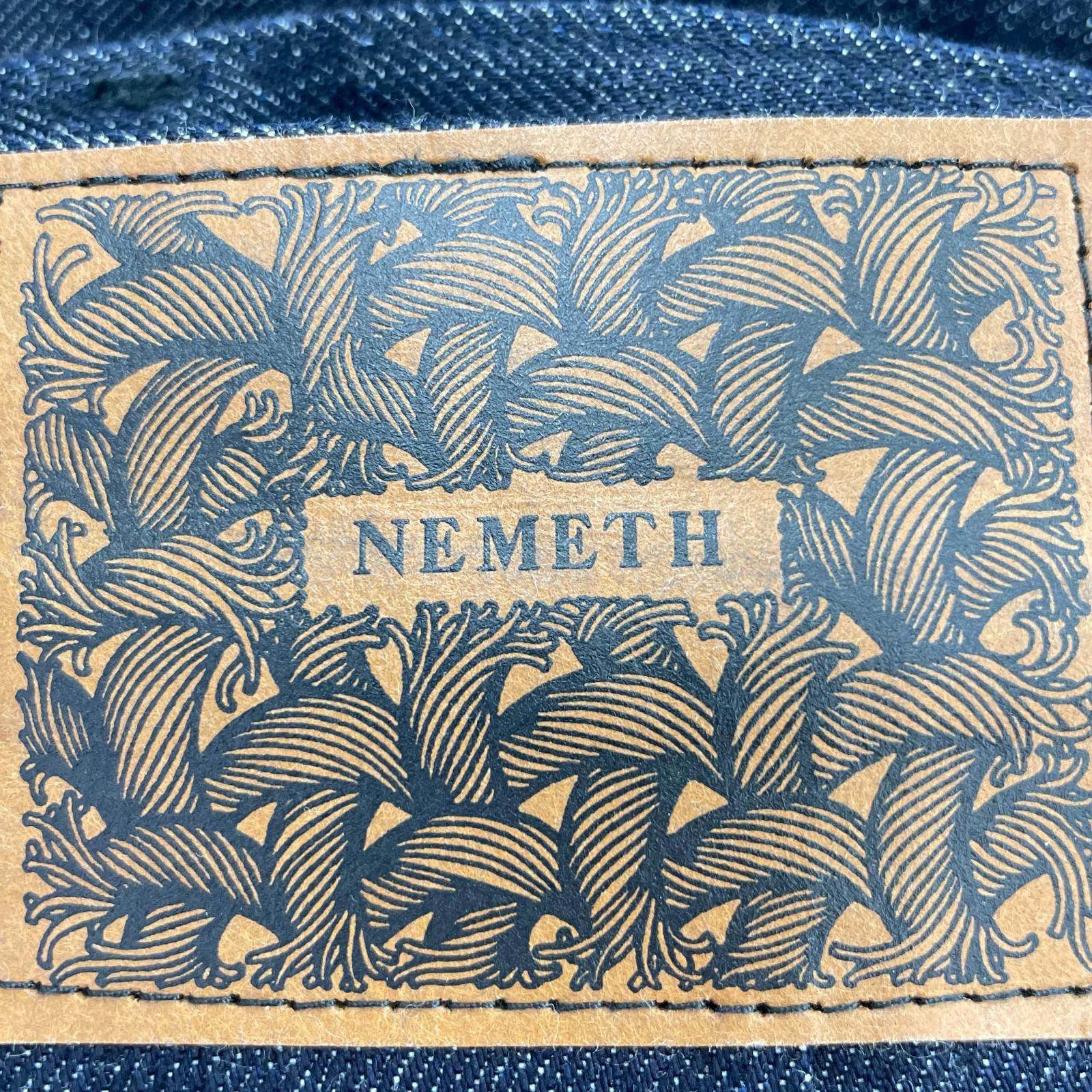 デニムパンツ NEMETH ダークデニムサルエルパンツ(M) M ネイビー