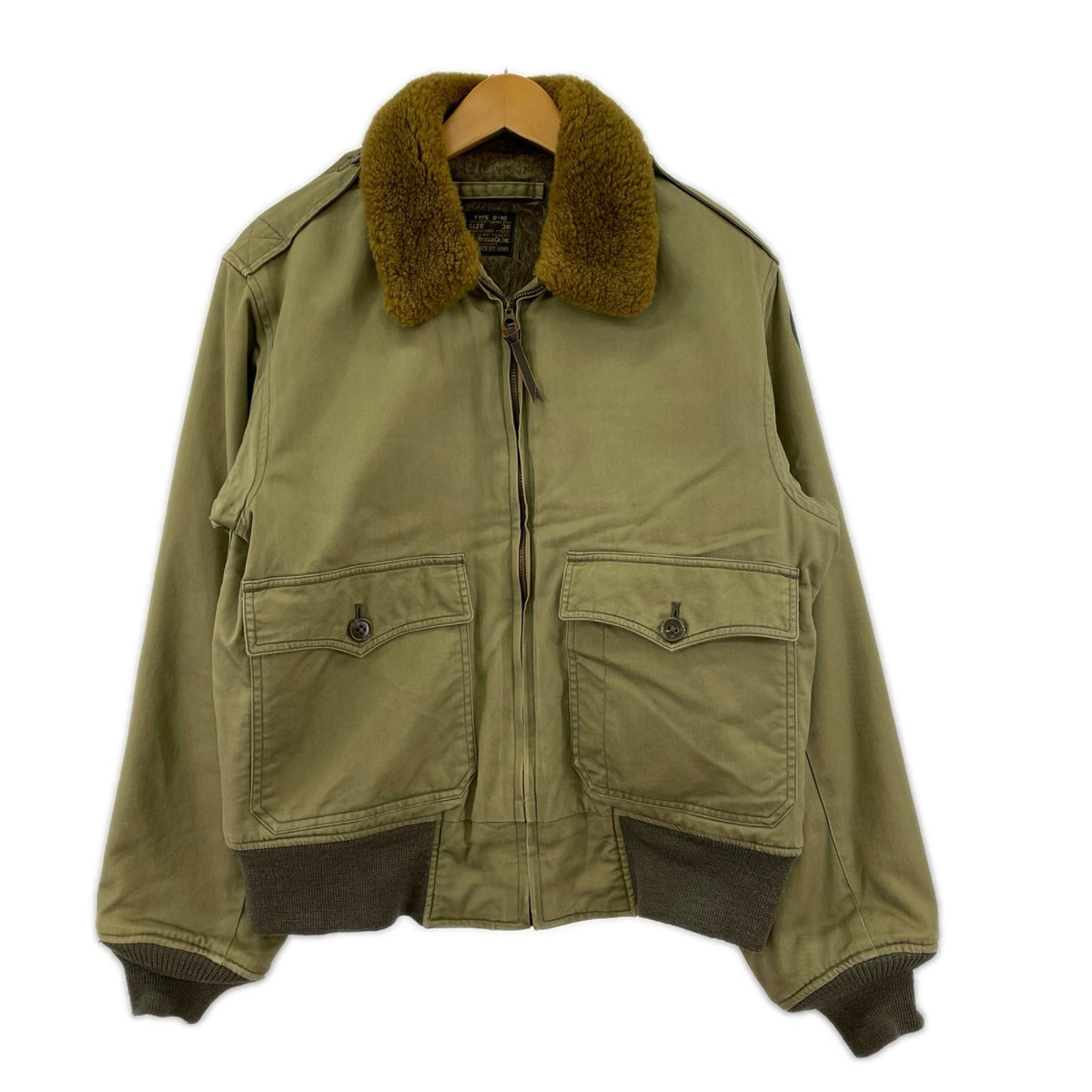 ジャケット M品番 B-10 KHK 38 38 カーキ