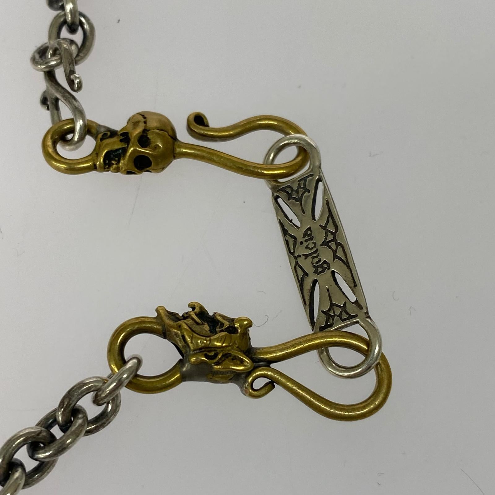 ネックレス Galcia チェーンネックレス スカル