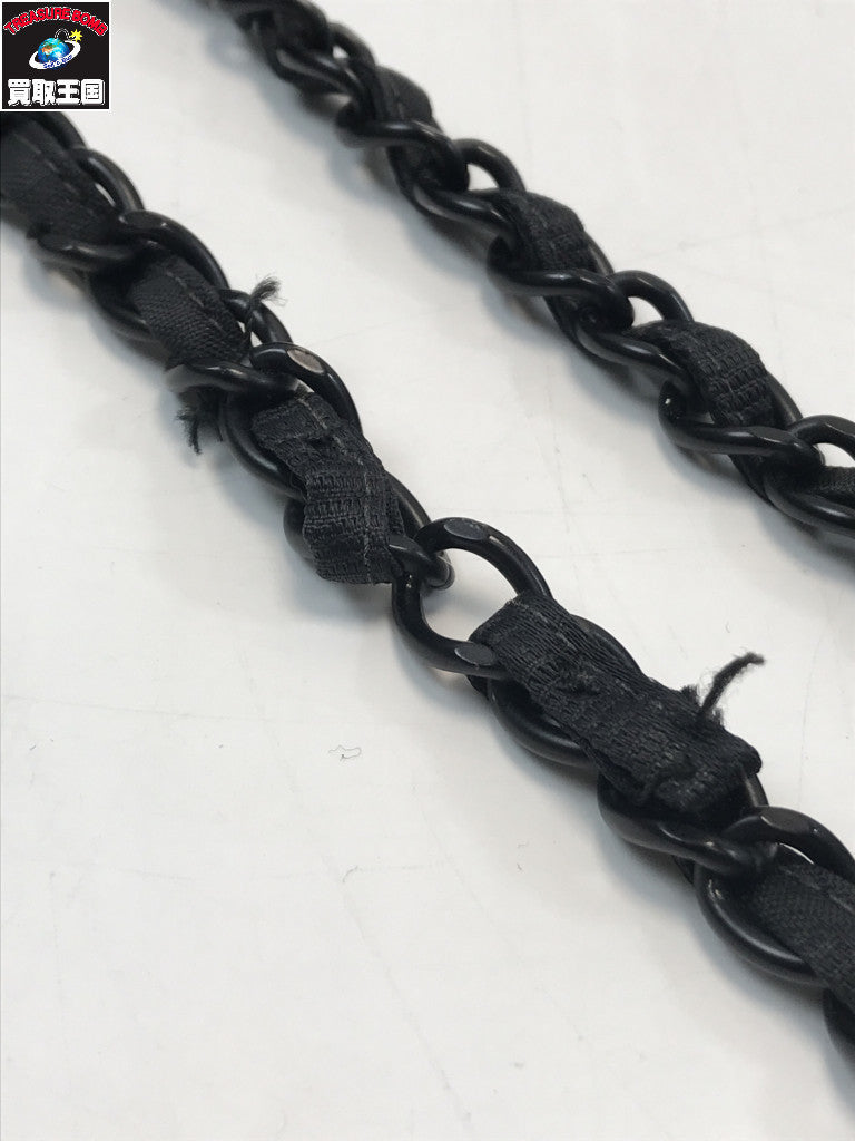 CHANEL ニュートラベル ターンロック チェーンショルダーバッグ ブラック