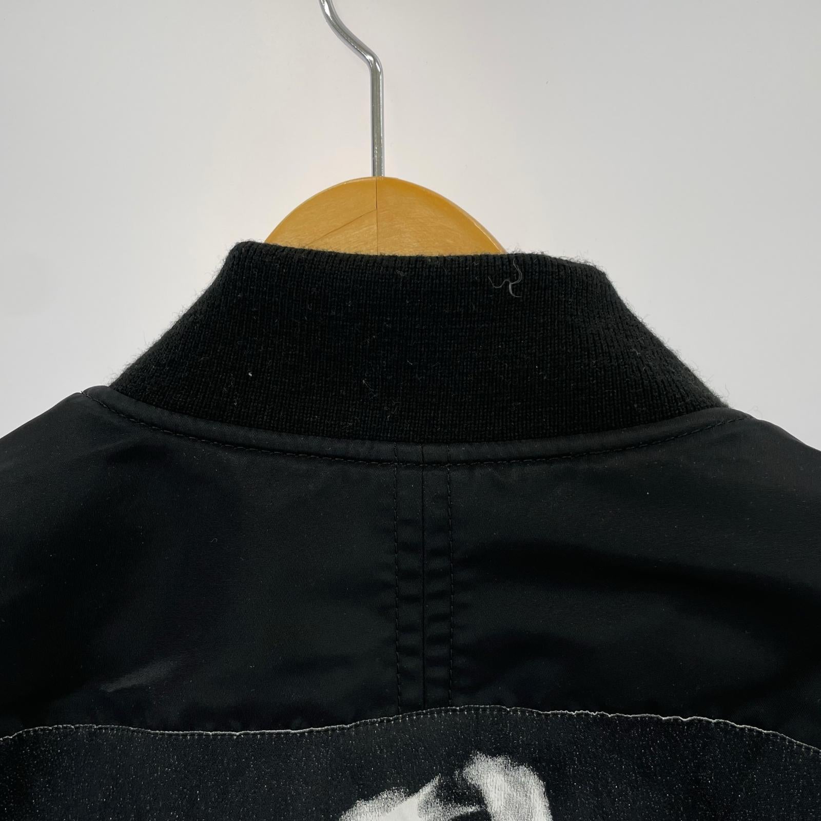 ブルゾン Faust ナイロンツイル 中綿 MA-1 SIZE 4 BLK 4 ブラック