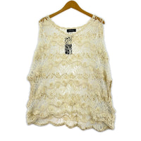 ニット GRAND TABEL クロシェニット BEG 9号 ベージュ