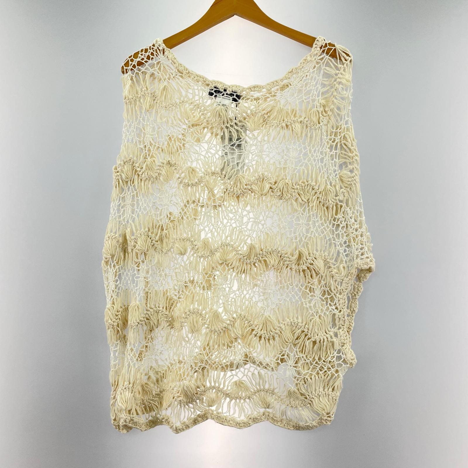 ニット GRAND TABEL クロシェニット BEG 9号 ベージュ