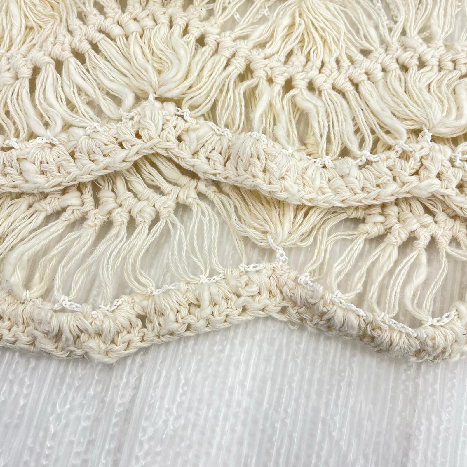 ニット GRAND TABEL クロシェニット BEG 9号 ベージュ