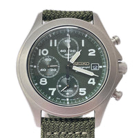 腕時計 SEIKO 7T62-0AH0 2004 クロノグラフ 腕時計 QZ カーキ カーキ