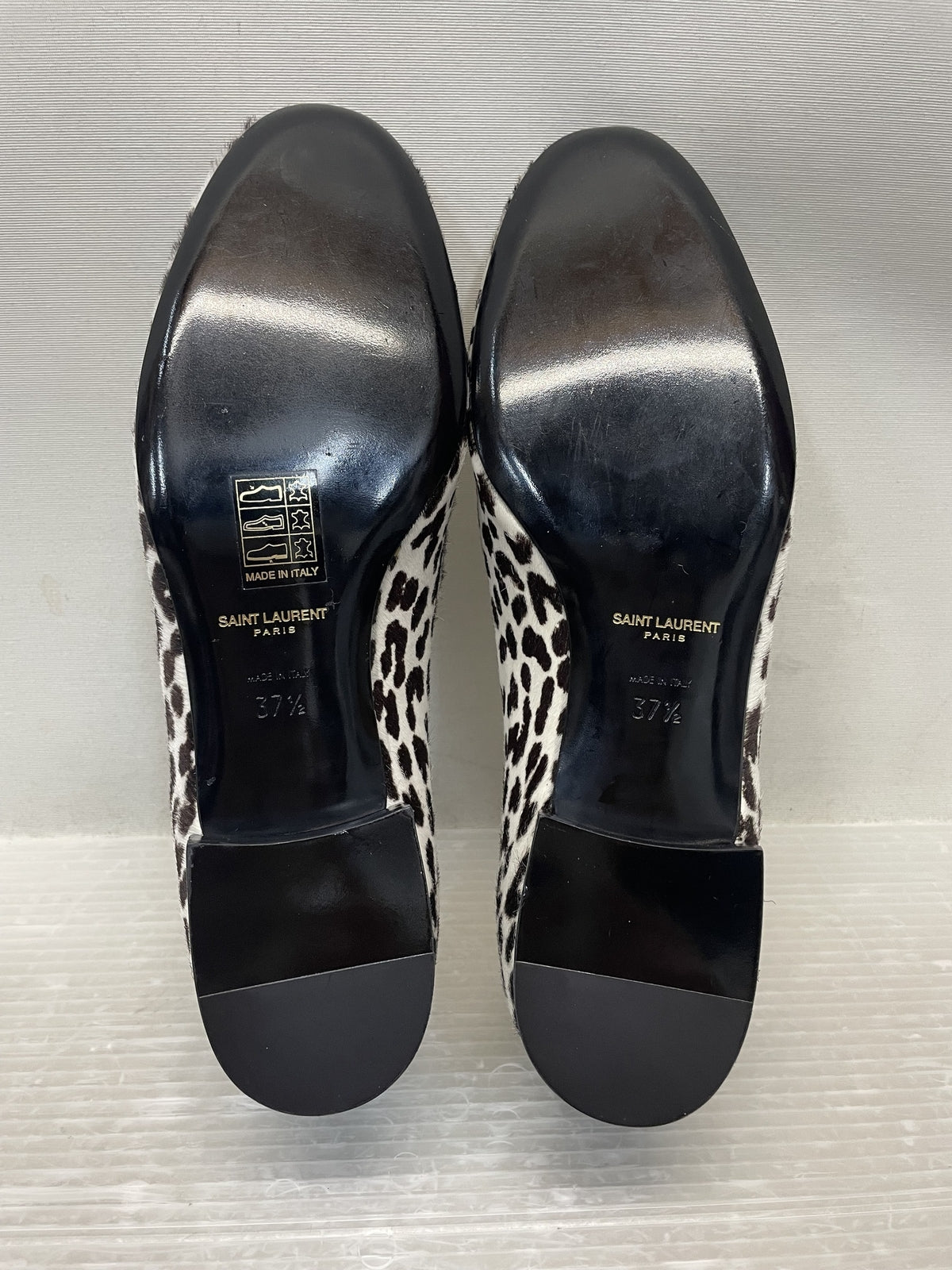 SAINT LAURENT Baby Cat ハラコスリッポン 37 1/2