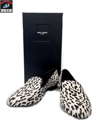 SAINT LAURENT Baby Cat ハラコスリッポン 37 1/2