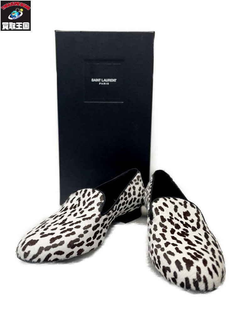SAINT LAURENT Baby Cat ハラコスリッポン 37 1/2