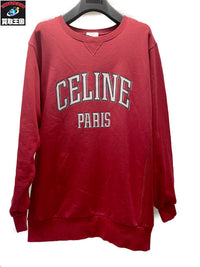 CELINE 24AW Oversized Sweatshirt M 赤 2Y90D670Q