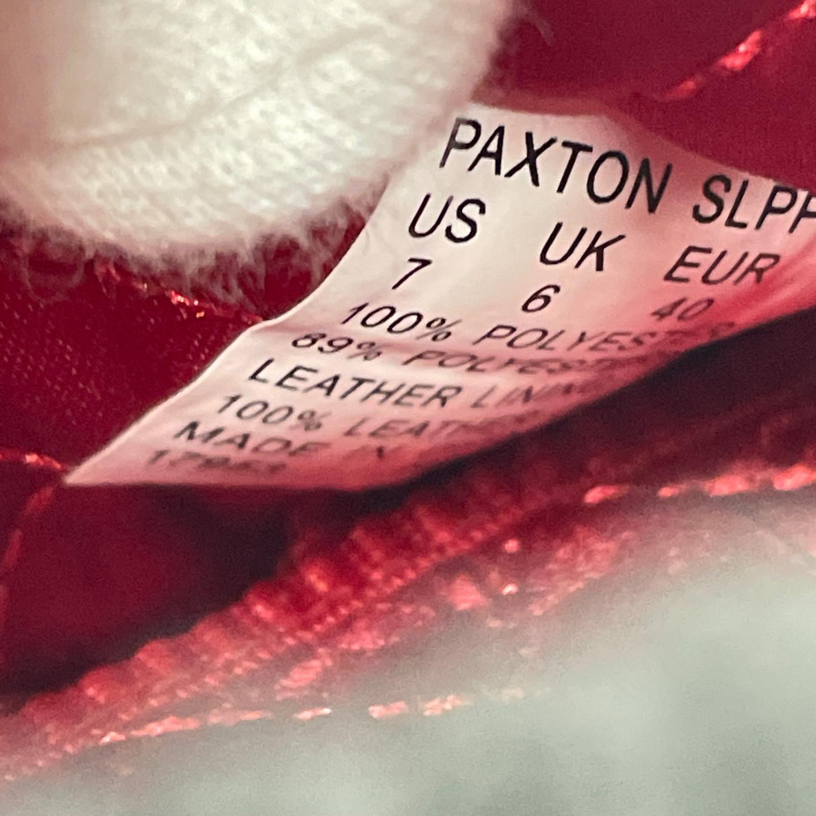 ブーツ Paxton Crest Velvet Sliper 紺