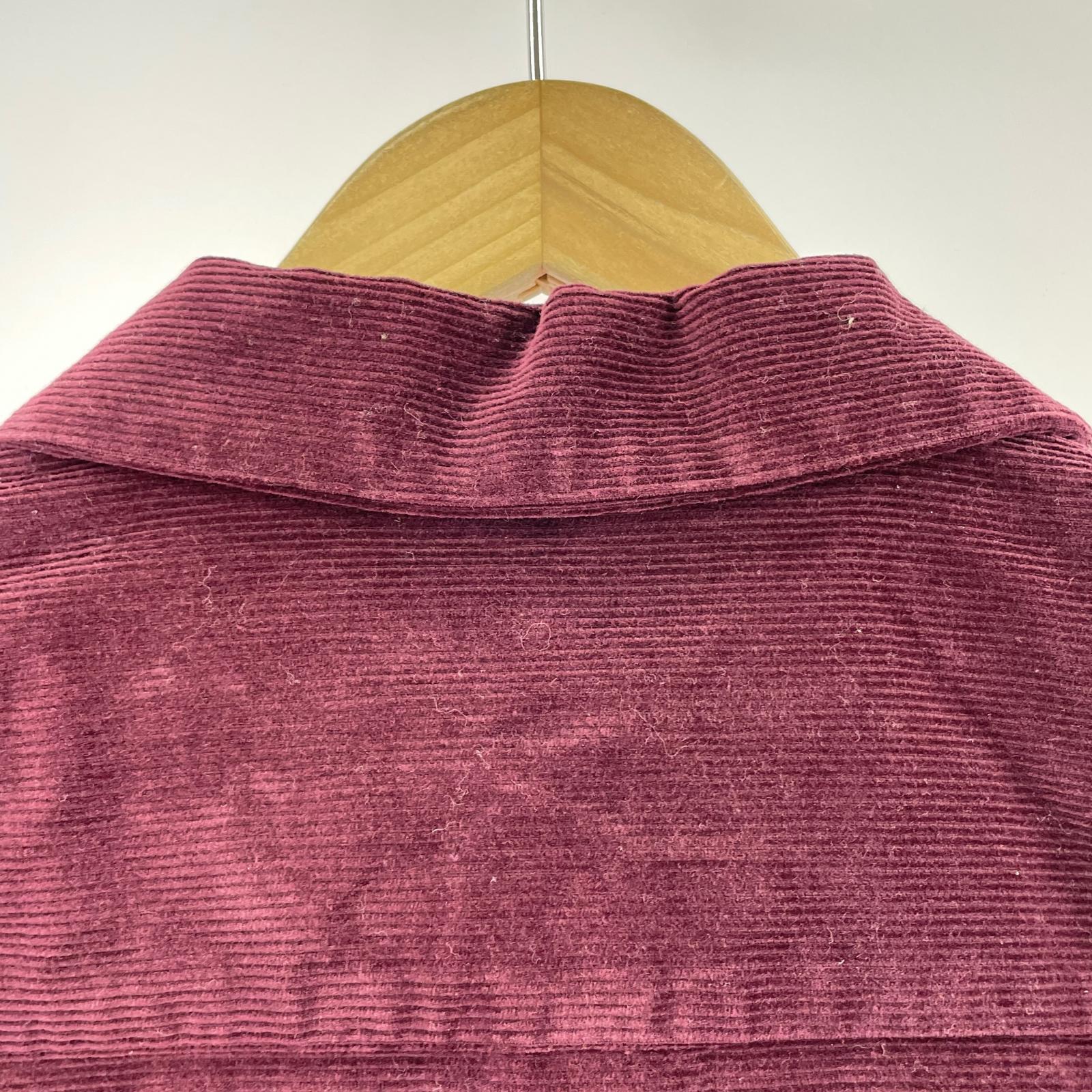 長袖シャツ Western Corduroy Shirt M レッド